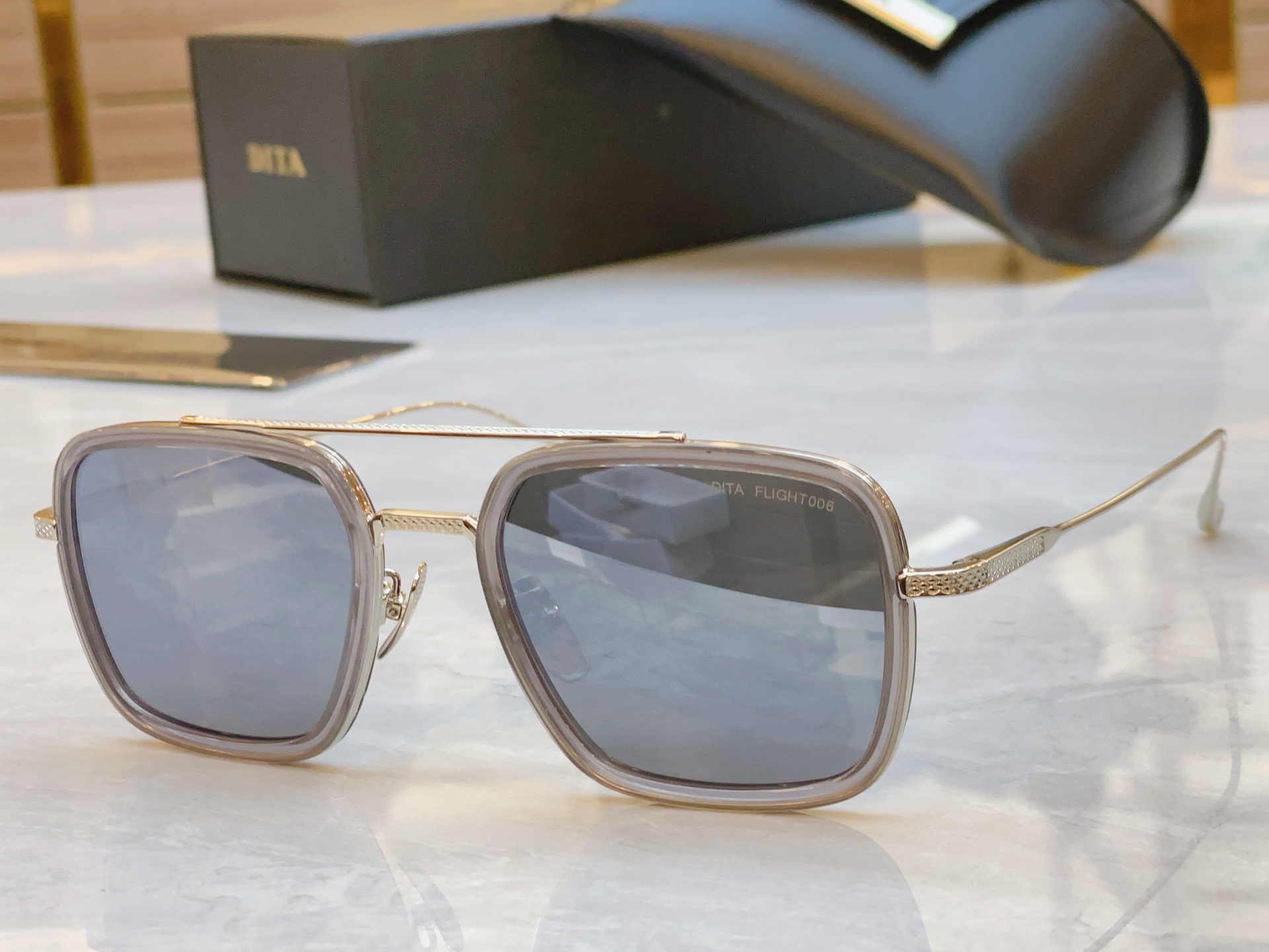 ，【DIT*】蒂*塔新款太阳镜，MODEL：FLIGHT006，SIZE：52口21-145