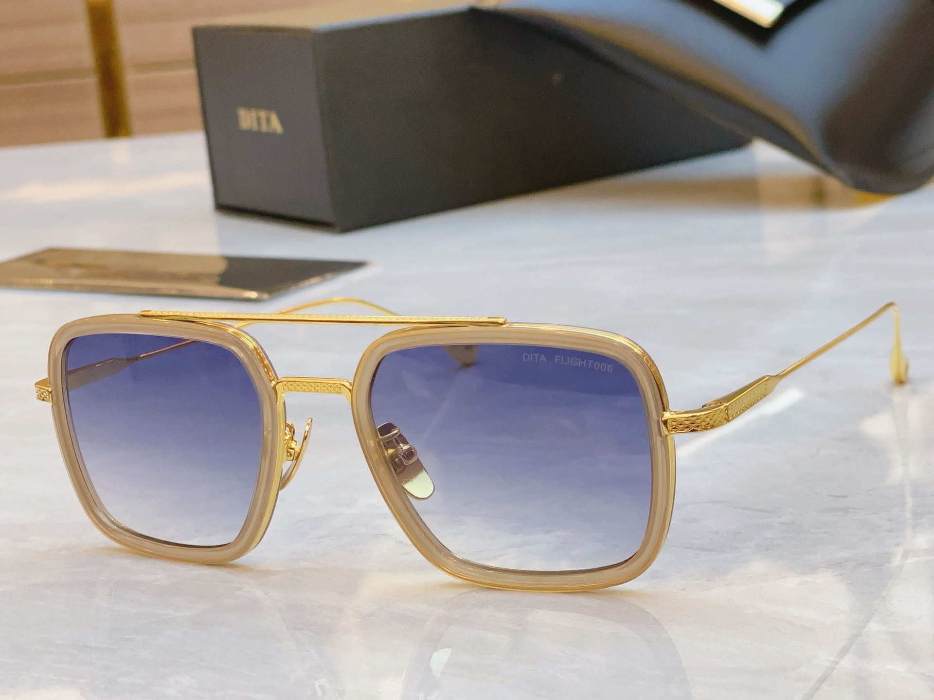 ，【DIT*】蒂*塔新款太阳镜，MODEL：FLIGHT006，SIZE：52口21-145
