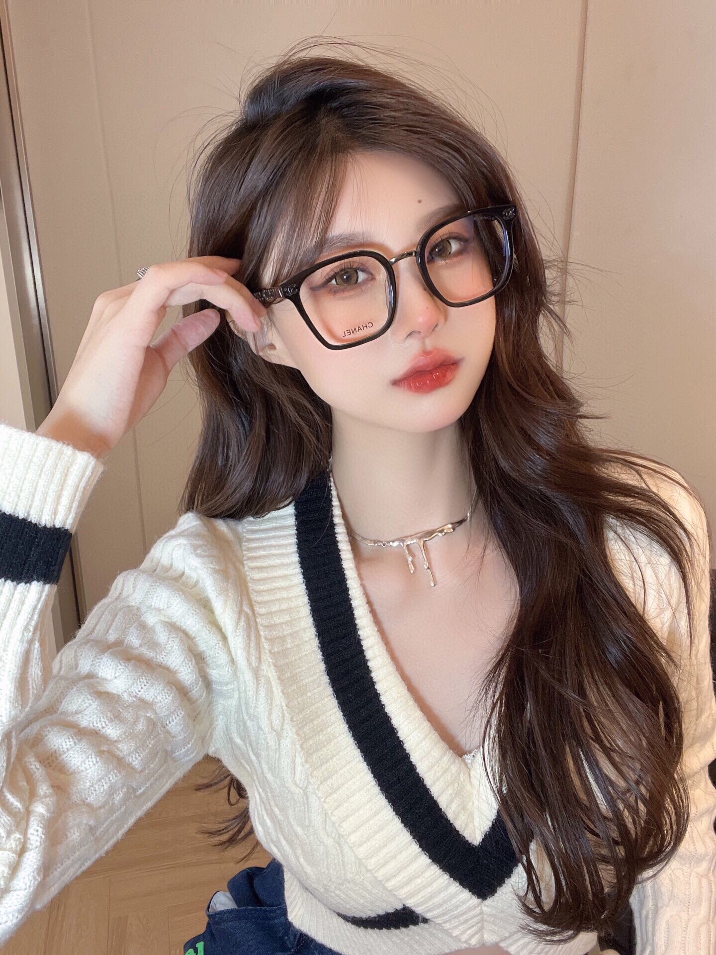 ，【CHANE*】香奈*儿新款光学架，MODEL：CH0521， SIZE：52口23-145