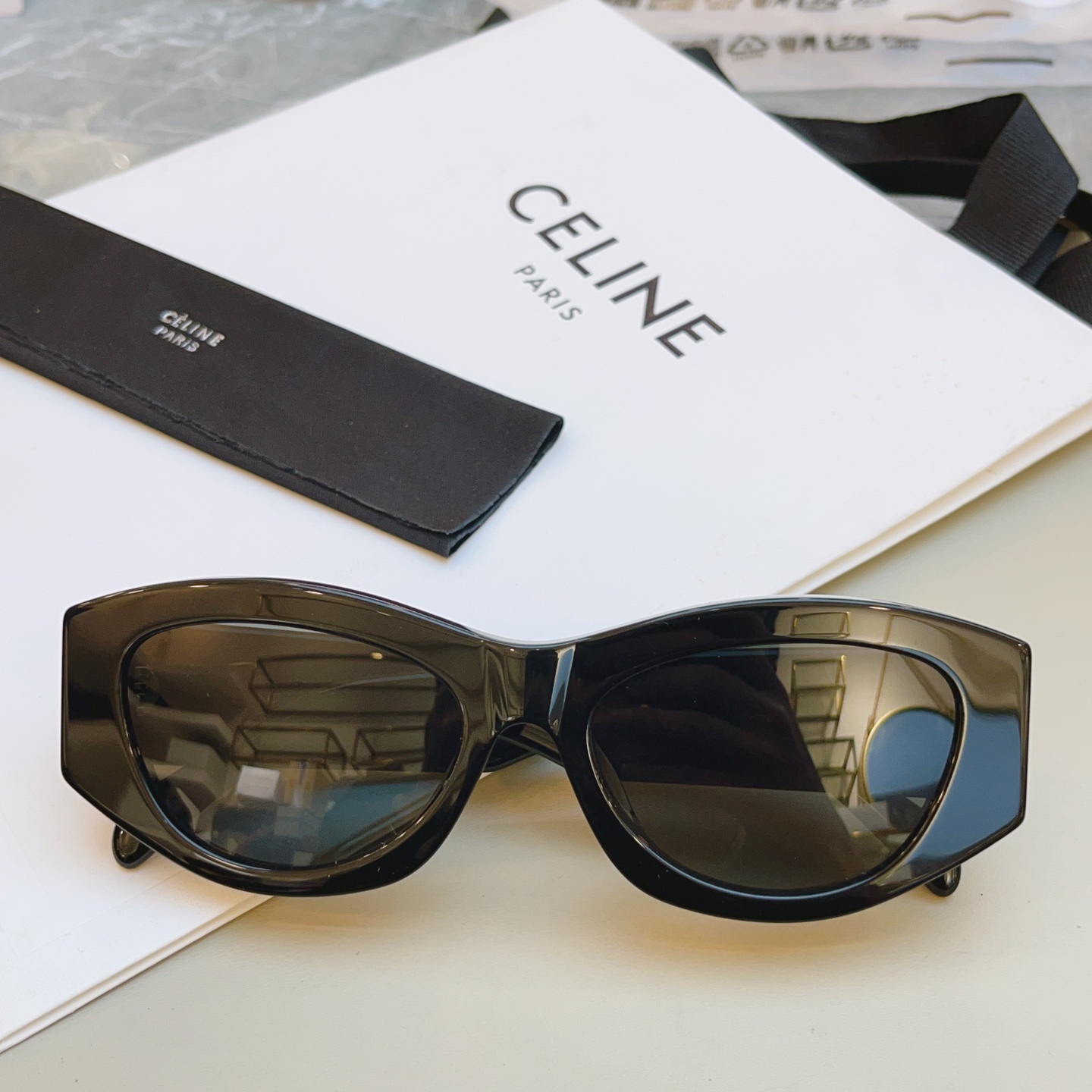 ，【CELIN*】赛*琳新款太阳镜， MODELCL40308U ，高版本✨，SIZE 55口18-14