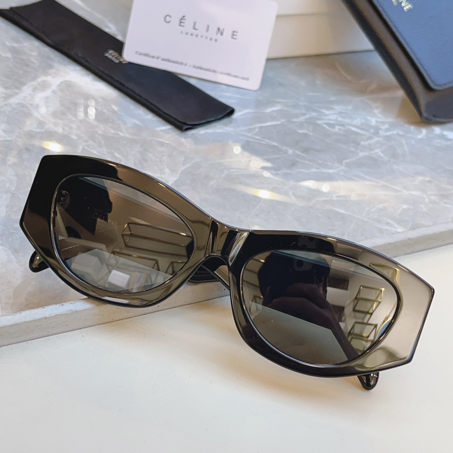，【CELIN*】赛*琳新款太阳镜， MODELCL40308U ，高版本✨，SIZE 55口18-14