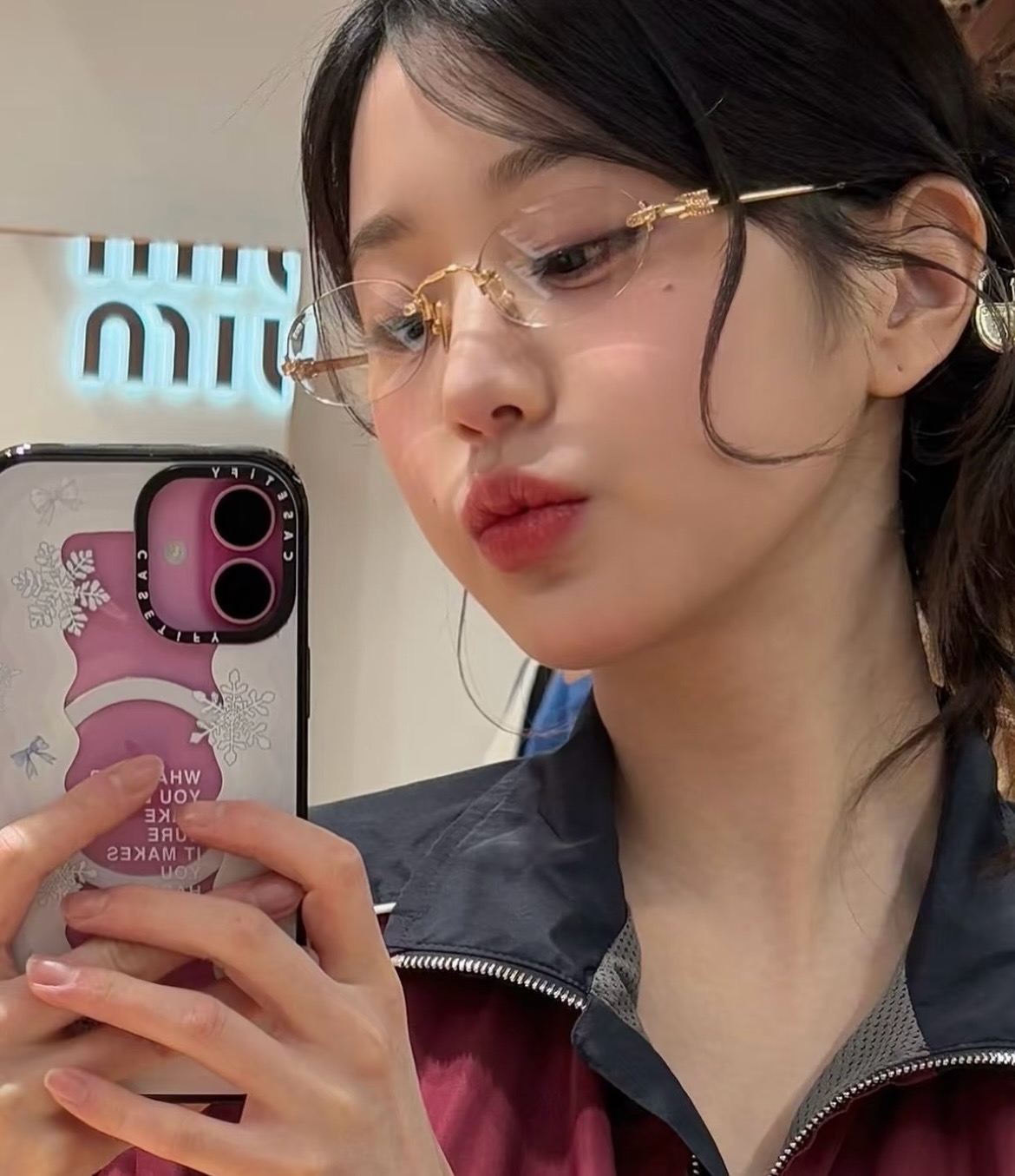 ，【MIUMI*】缪*缪新款太阳镜🕶️，ModSMU A54，SIZE51-20-140