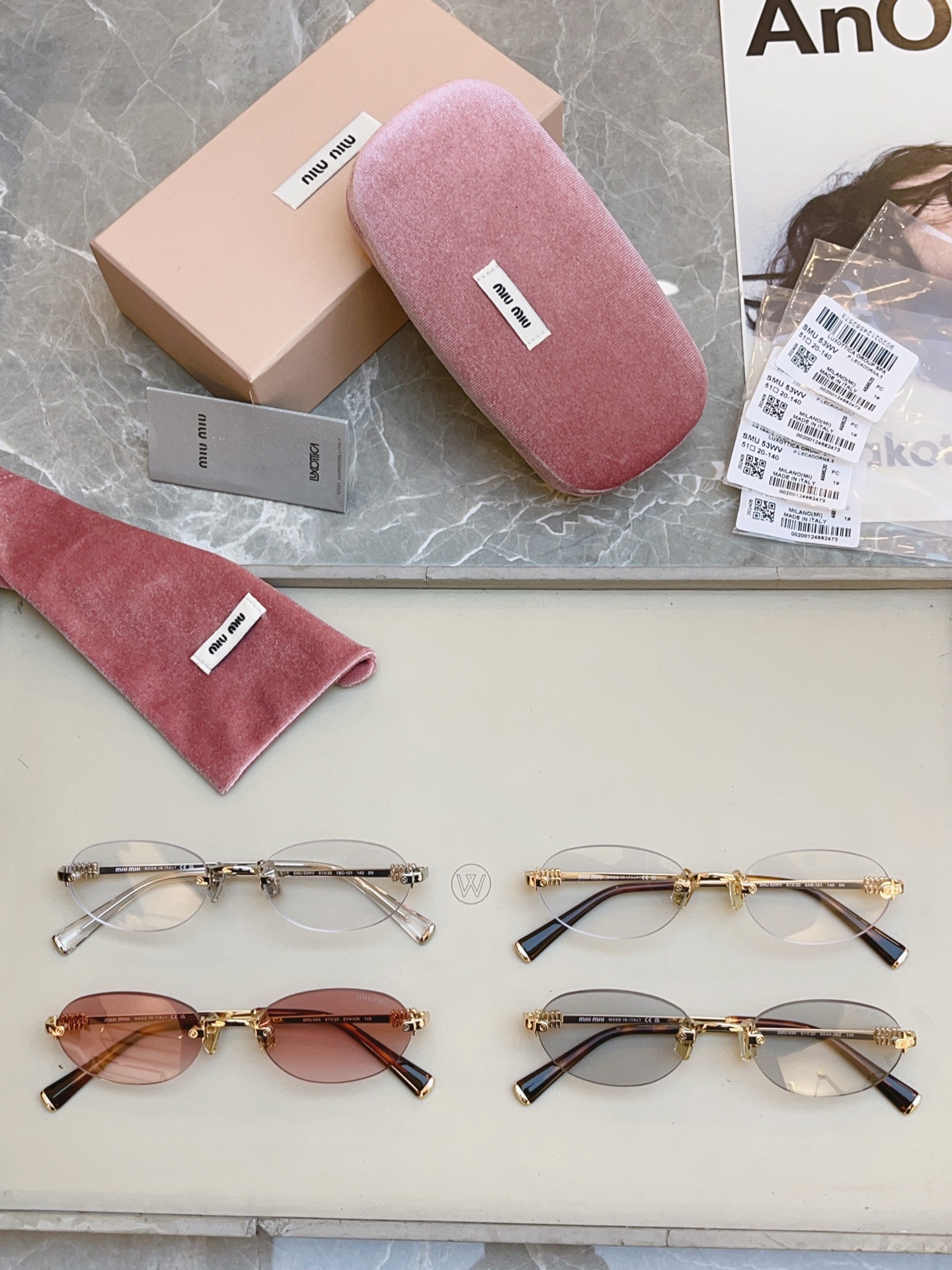 ，【MIUMI*】缪*缪新款太阳镜🕶️，ModSMU A54，SIZE51-20-140
