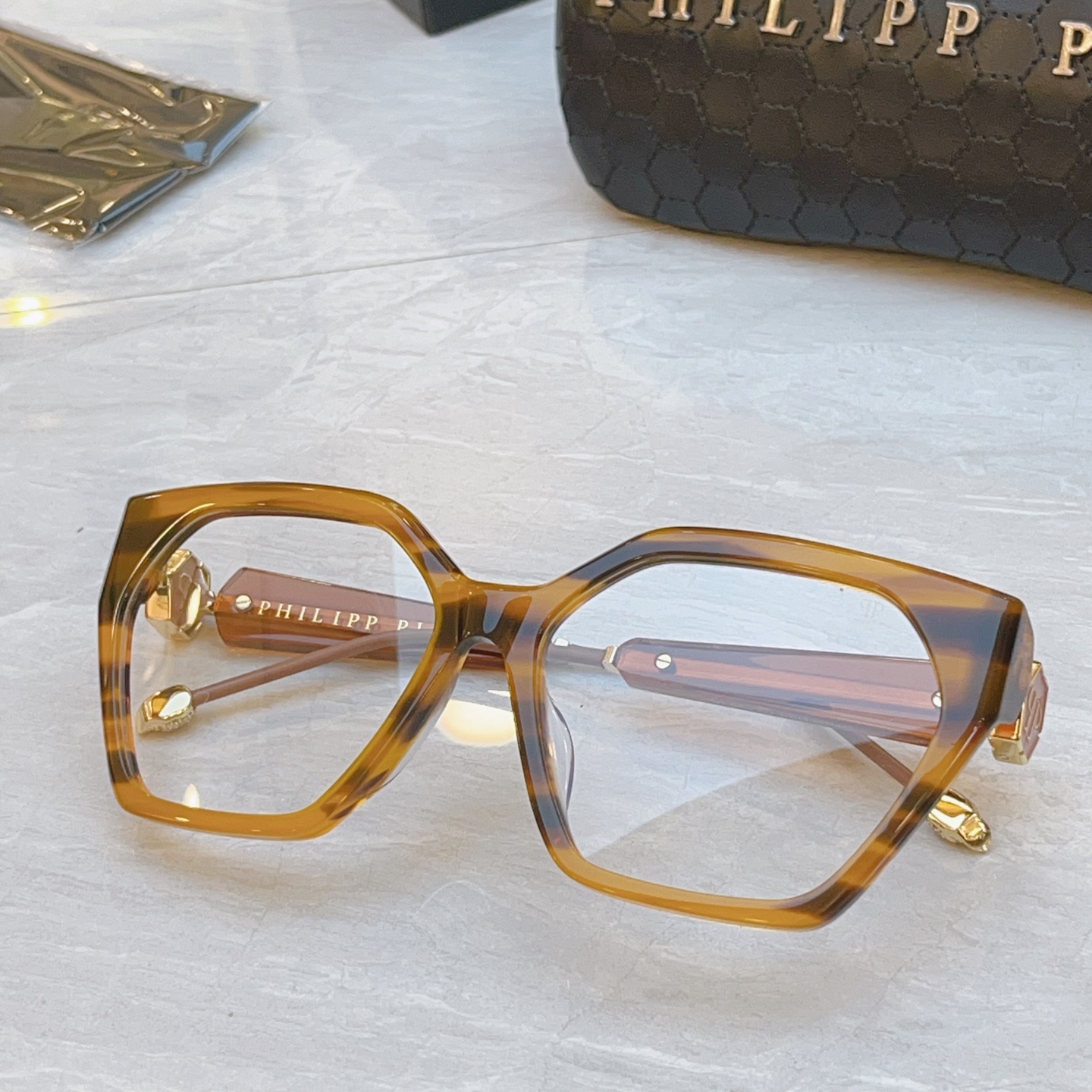 ，【PhiliPP Plei*】新款眼镜架，
Mod：VPS，Size：57口15-140