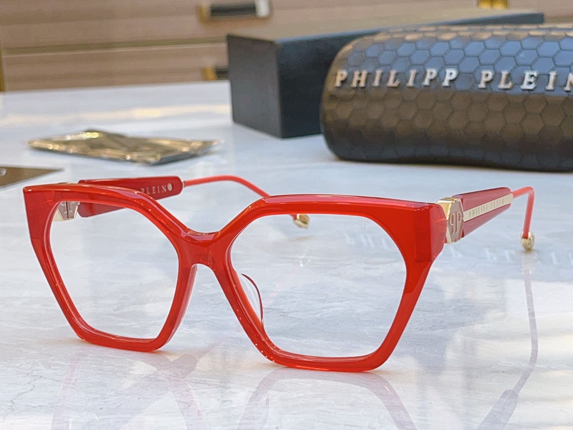 ，【PhiliPP Plei*】新款眼镜架，
Mod：VPS，Size：57口15-140