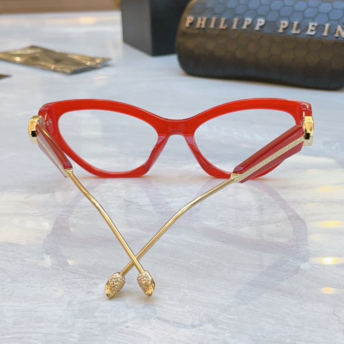 ，【PhiliPP Plei*】新款眼镜架，
Mod：VPS，Size：55口18-140