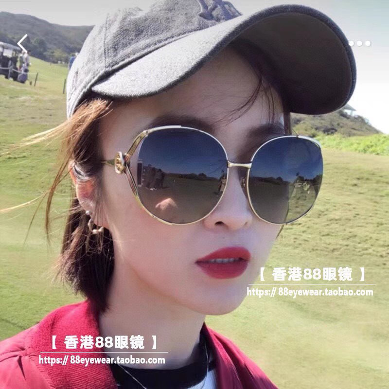  高端品质到货✨ 【GUCC*】古*驰 GG0225SK 双梁 包裹性非常好的版型，搭配双色金属镜腿，设