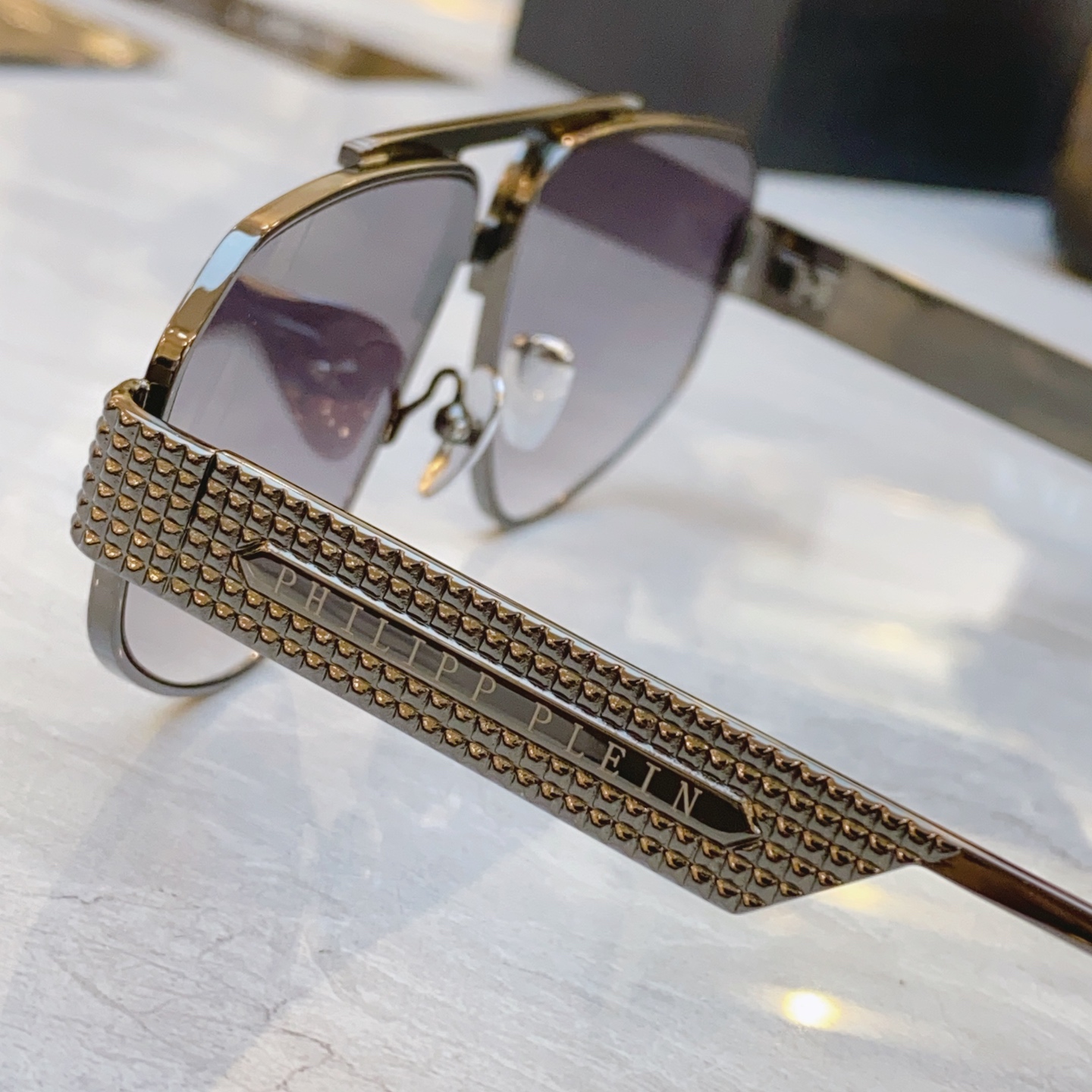 ，【PhiliPP Plei*】新款太阳镜，
Mod：SPM，Size：60口13-145