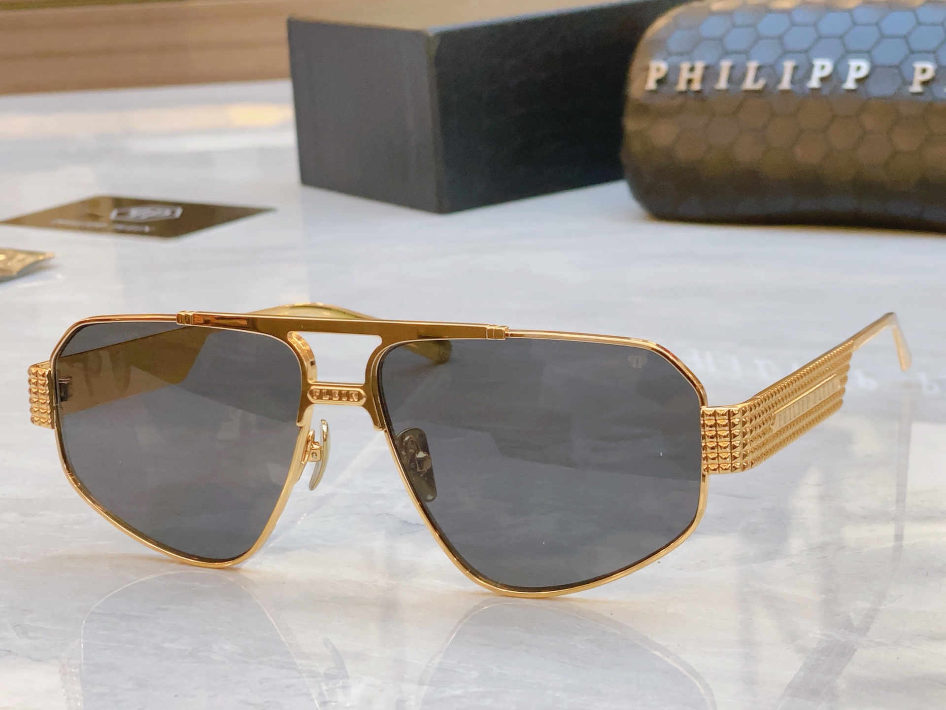 ，【PhiliPP Plei*】新款太阳镜，
Mod：SPM，Size：60口13-145
