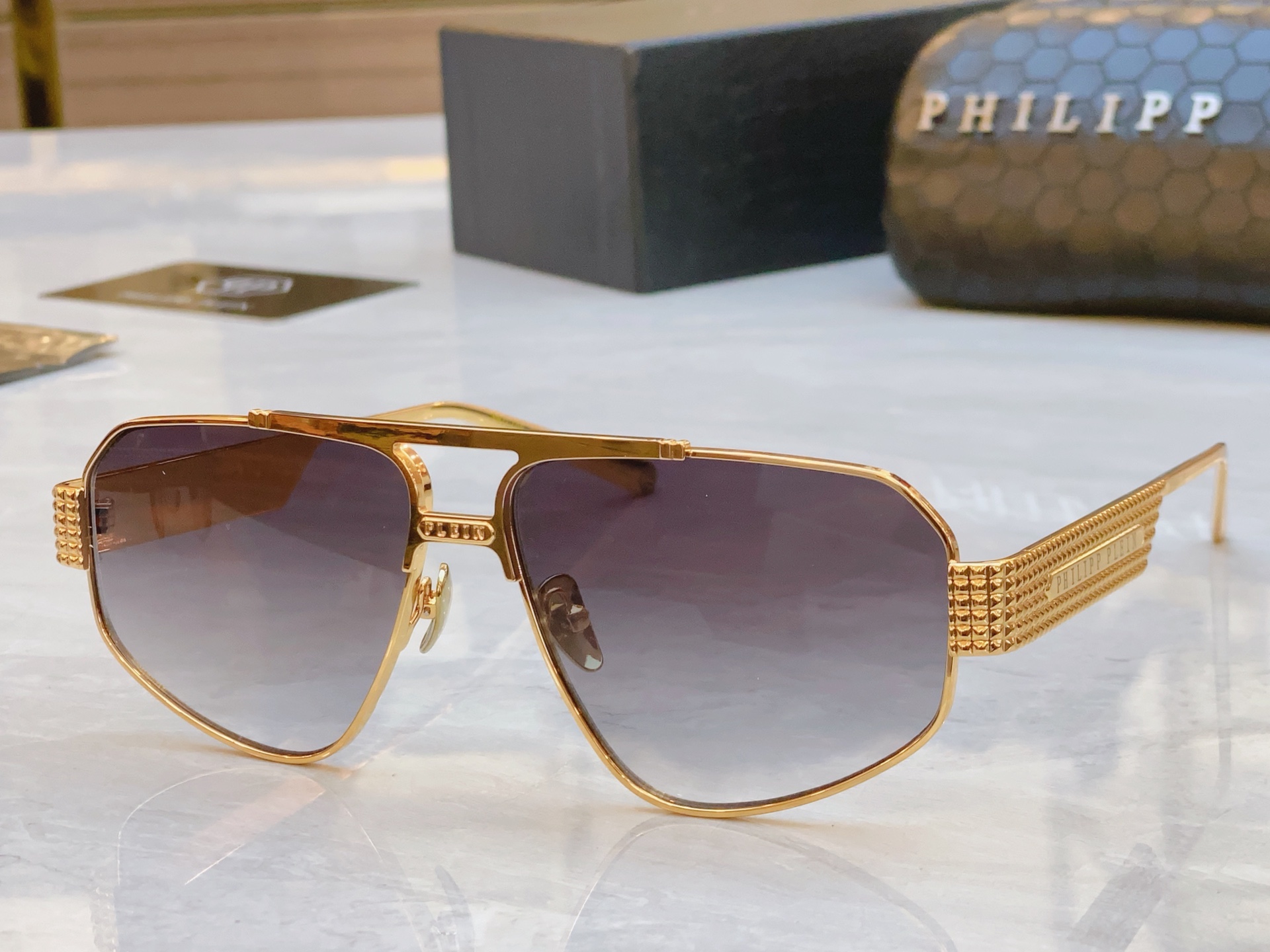 ，【PhiliPP Plei*】新款太阳镜，
Mod：SPM，Size：60口13-145