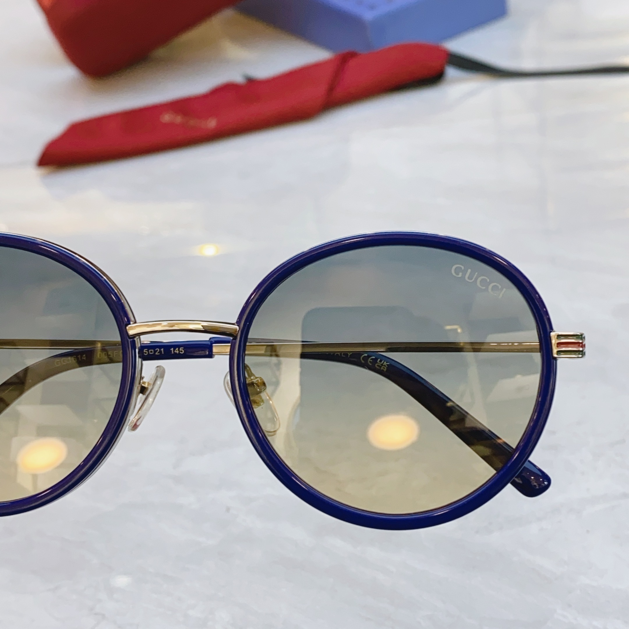 ，【Gucc*】古*驰新款太阳镜，
MODEL：GG1614，SIZE：55口21-145