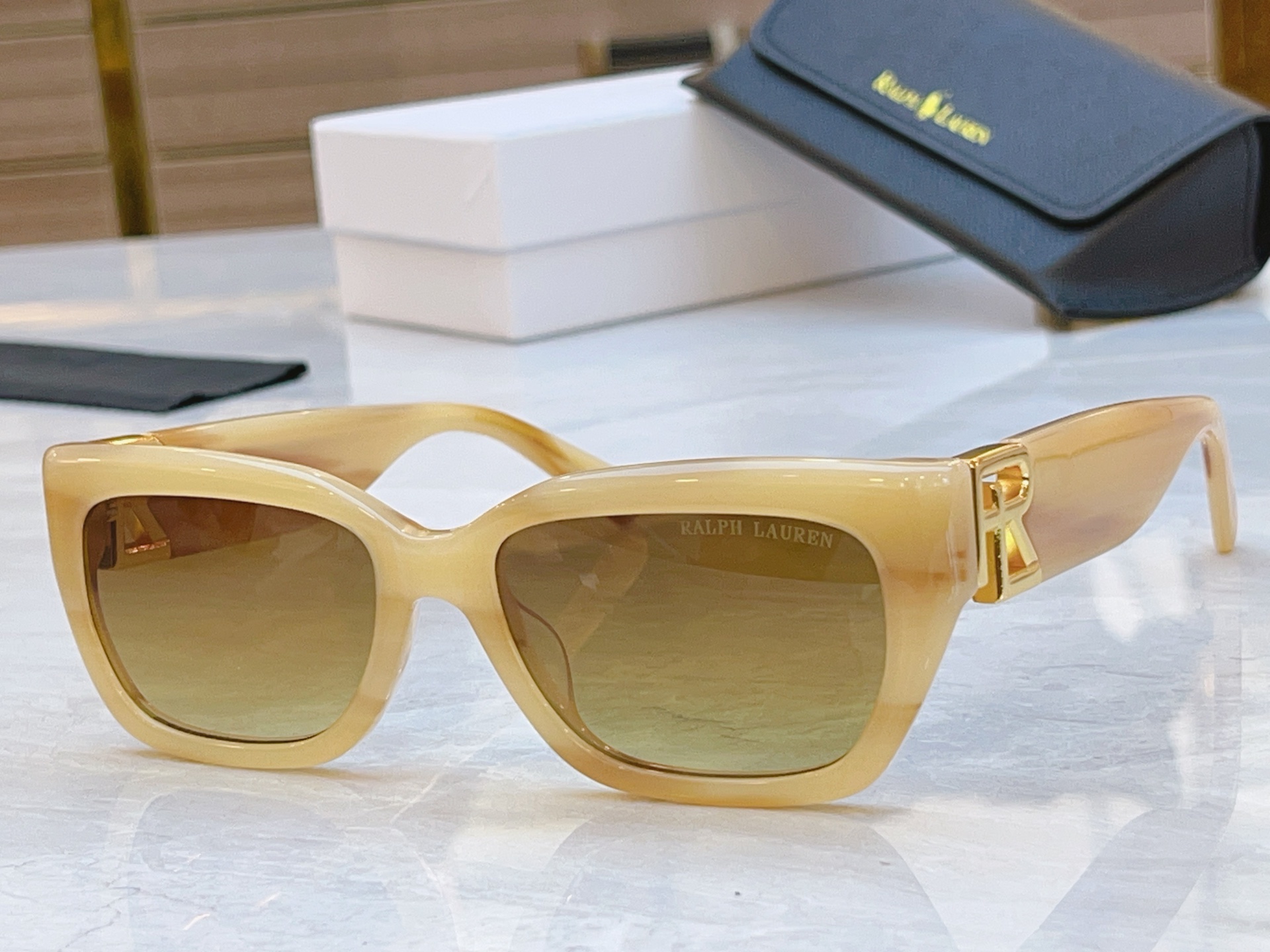 Ralph Lauren RL8222 Sunglasses, 55mm Lens, Stylish Eye Protection
