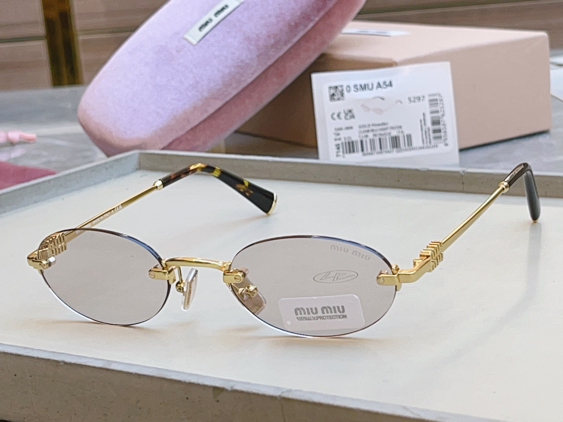 ，【MIUMI*】缪*缪新款太阳镜🕶️，ModSMU A54，SIZE51-20-140