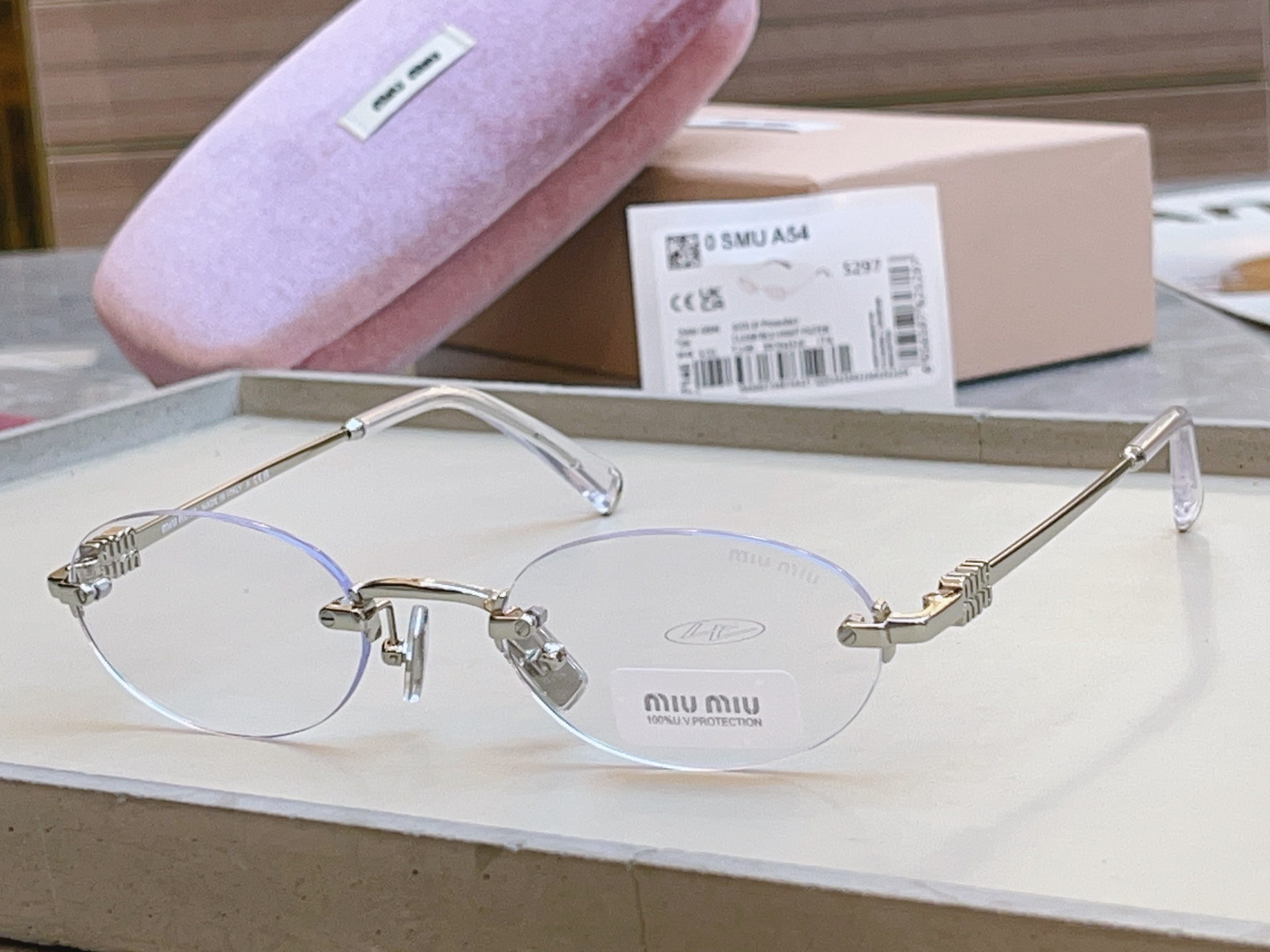 ，【MIUMI*】缪*缪新款太阳镜🕶️，ModSMU A54，SIZE51-20-140