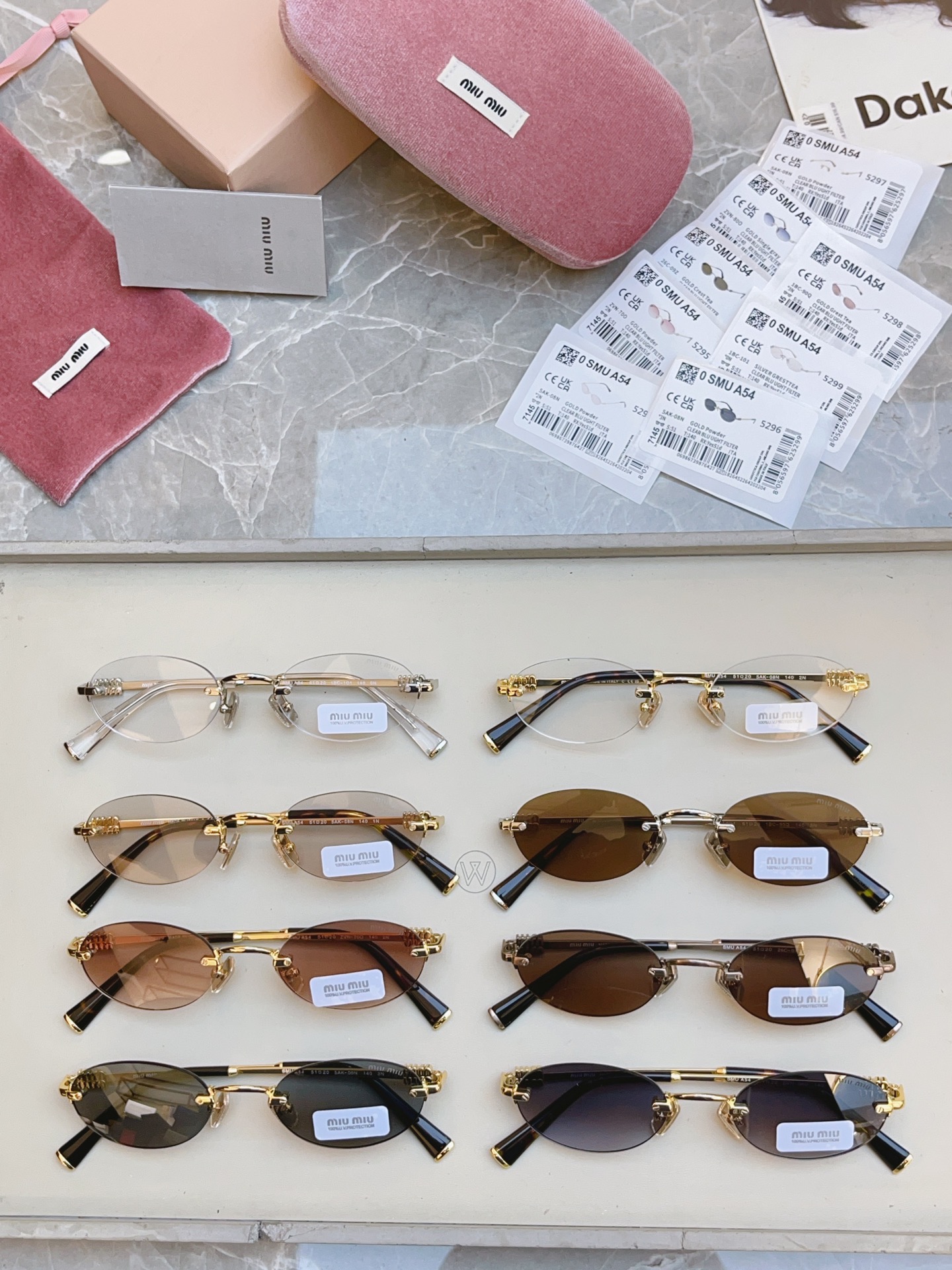 ，【MIUMI*】缪*缪新款太阳镜🕶️，ModSMU A54，SIZE51-20-140