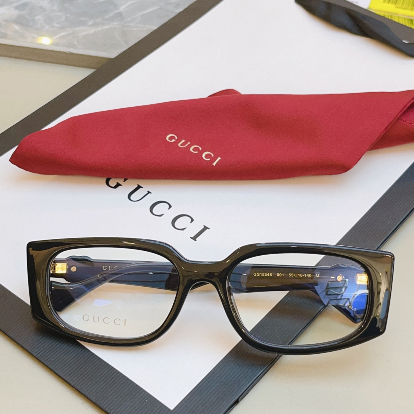 ，【GUCC*】古*驰新款眼镜架，MODEL：GG1534 ，SIZE：55口18-140