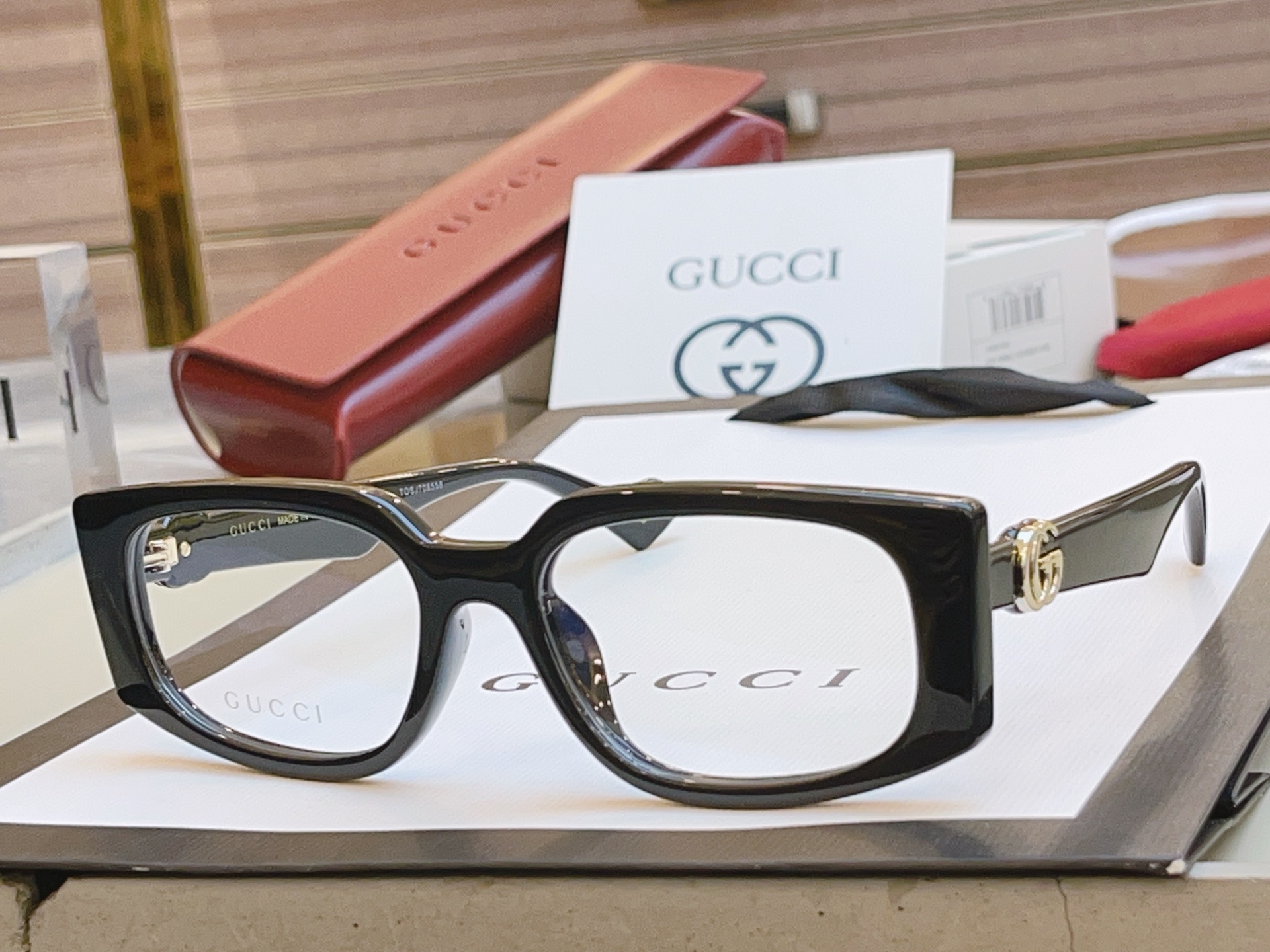 ，【GUCC*】古*驰新款眼镜架，MODEL：GG1534 ，SIZE：55口18-140