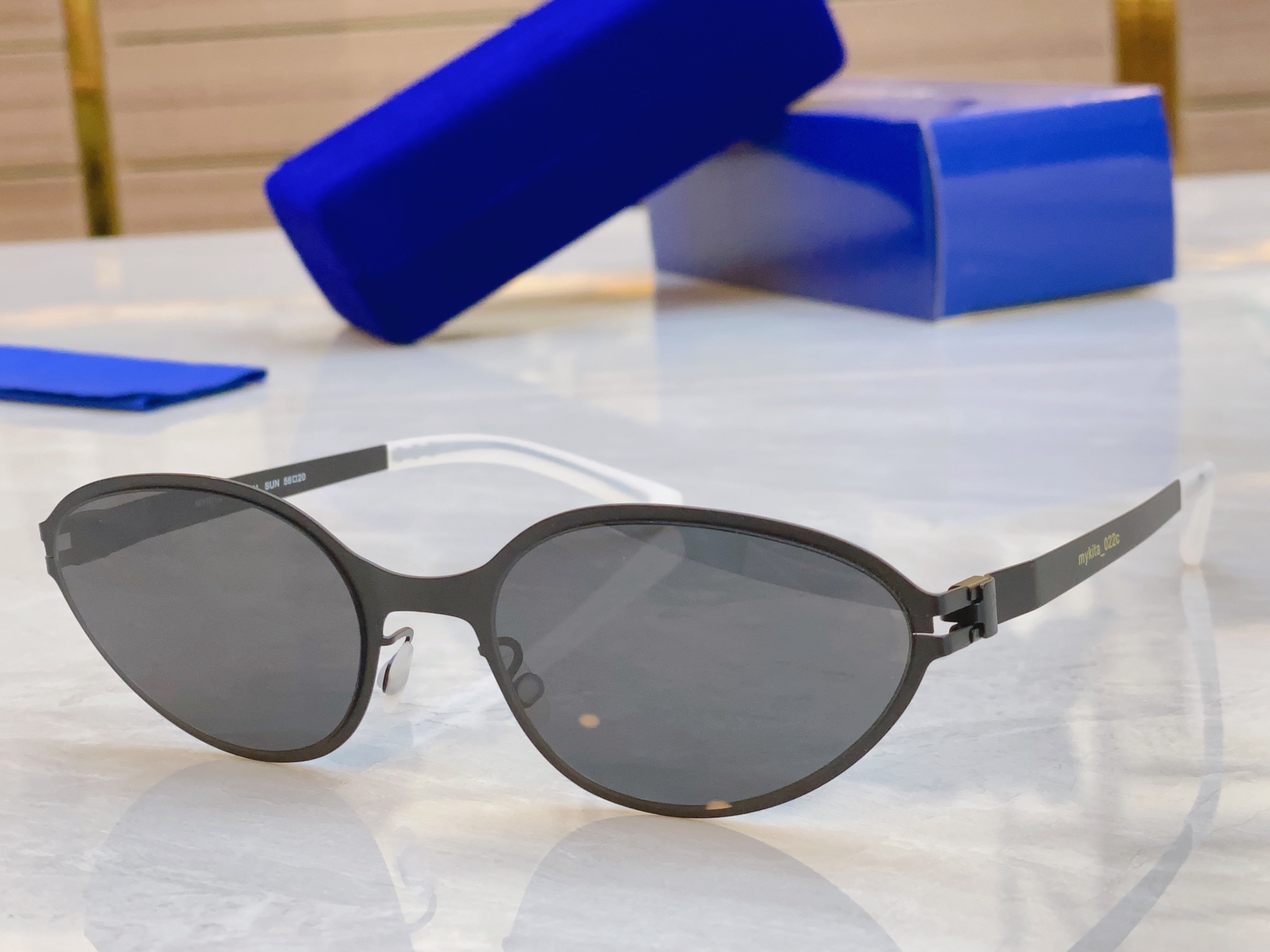 ，【MYKlT*】米吉*它新款太阳镜，德国无螺丝框架眼镜 Model OPTICAL，Size56口20