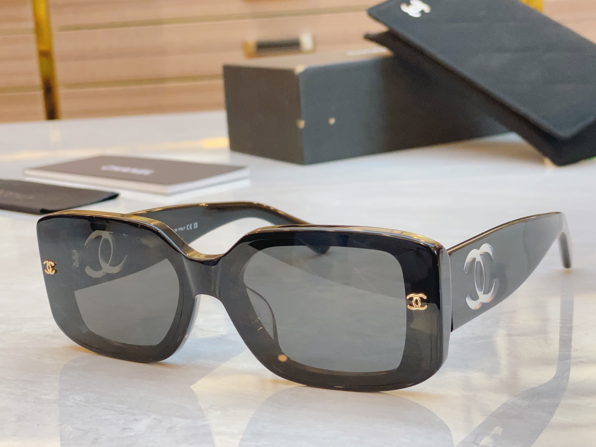 ，【CHANE*】香奈儿新款太阳镜🕶️🕶️，MODEL：CH6313，SIZE：61口17-145