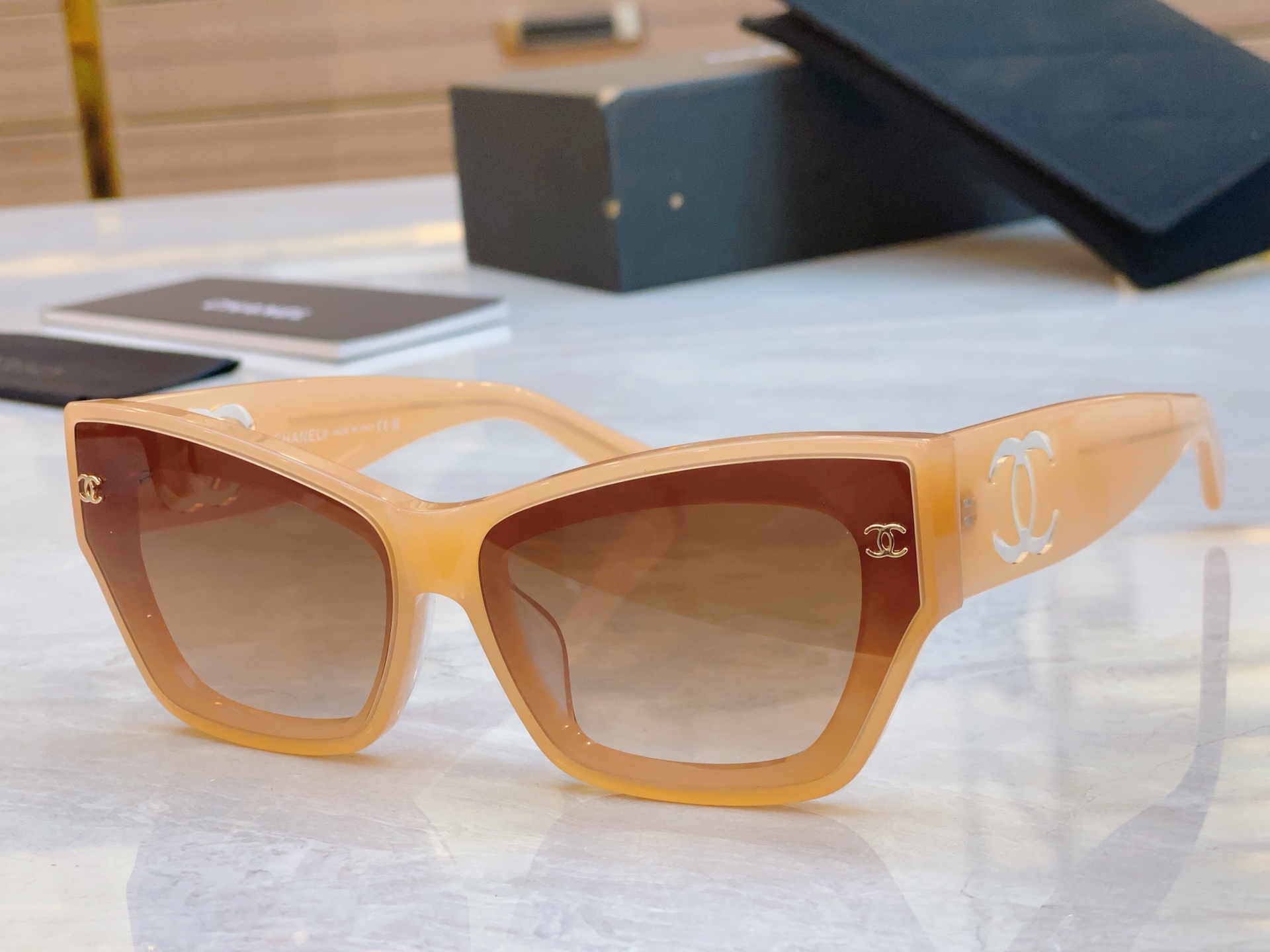 ，【CHANE*】香奈儿新款太阳镜🕶️🕶️，MODEL：CH6314，SIZE：62口15-145
