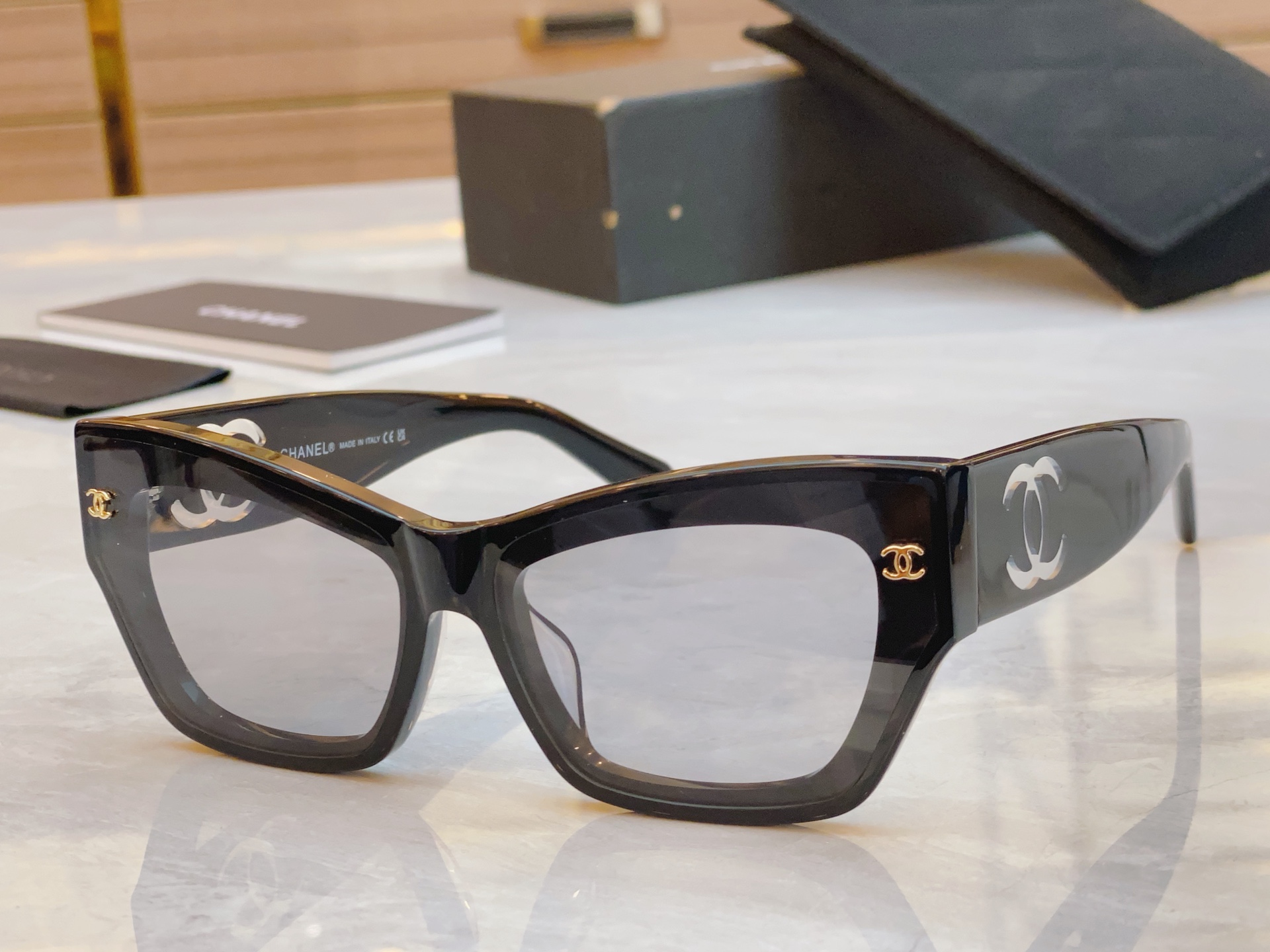 ，【CHANE*】香奈儿新款太阳镜🕶️🕶️，MODEL：CH6314，SIZE：62口15-145