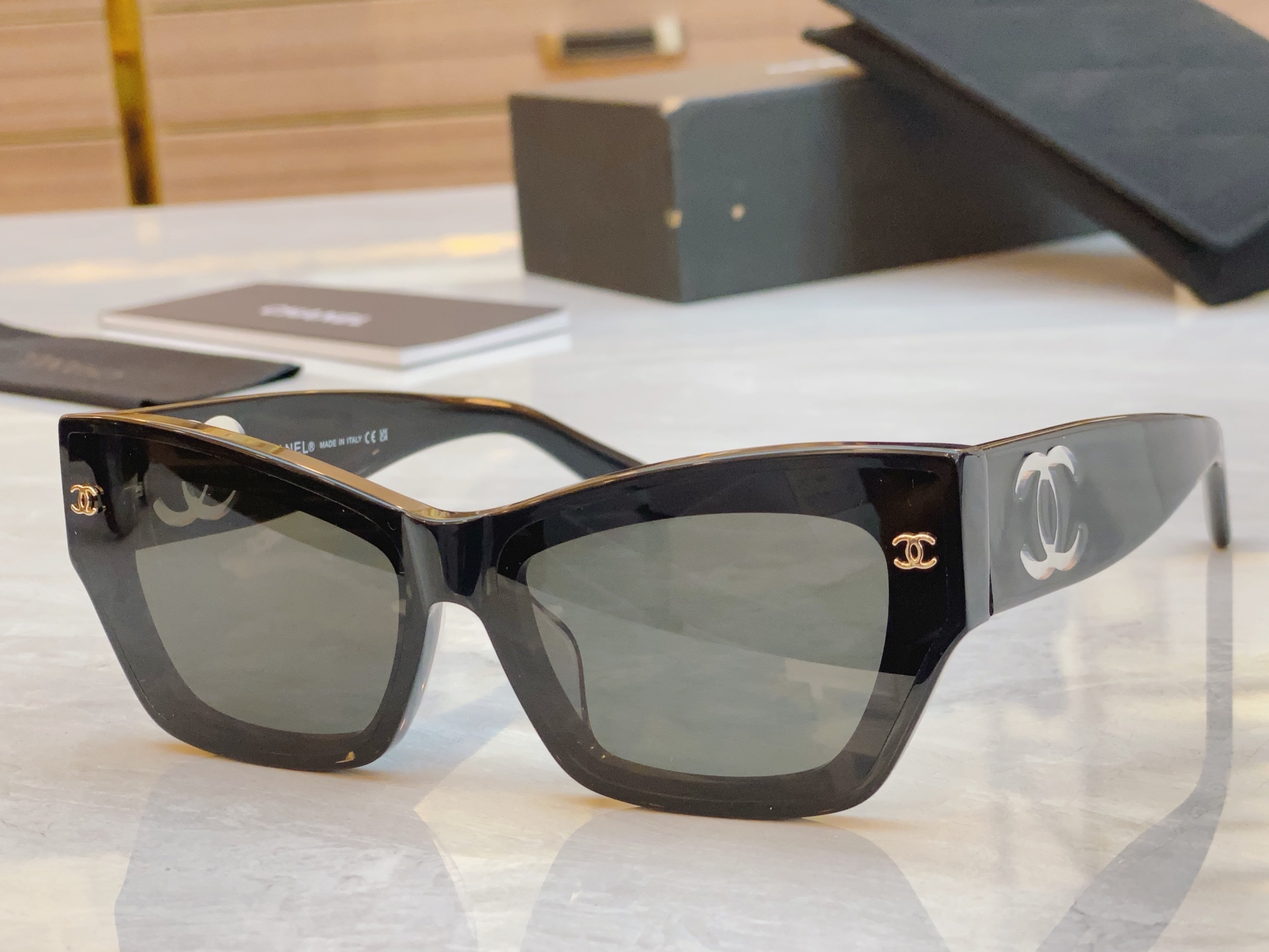 ，【CHANE*】香奈儿新款太阳镜🕶️🕶️，MODEL：CH6314，SIZE：62口15-145