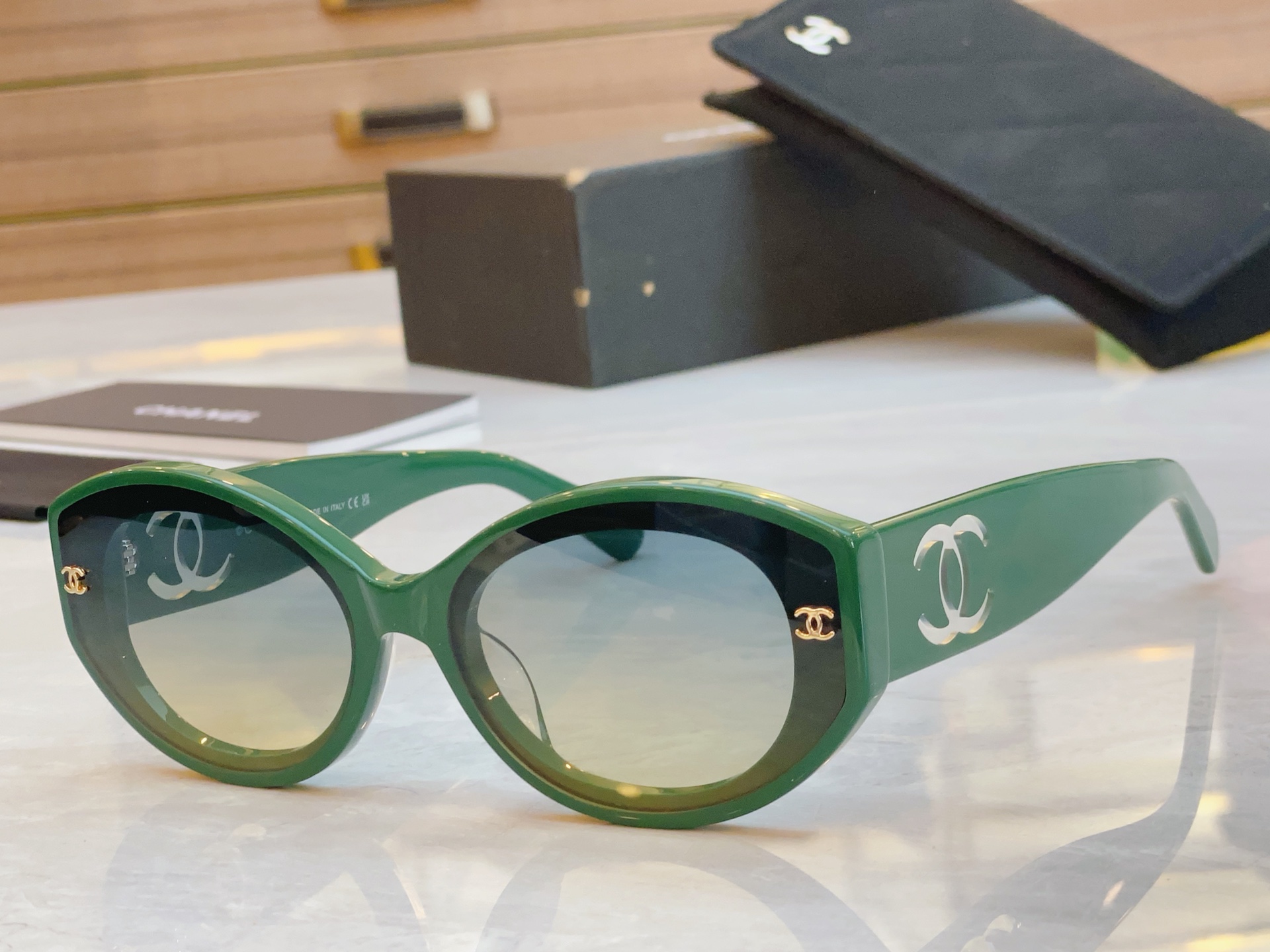 ，【CHANE*】香奈儿新款太阳镜🕶️🕶️，MODEL：CH6312，SIZE：61口17-145