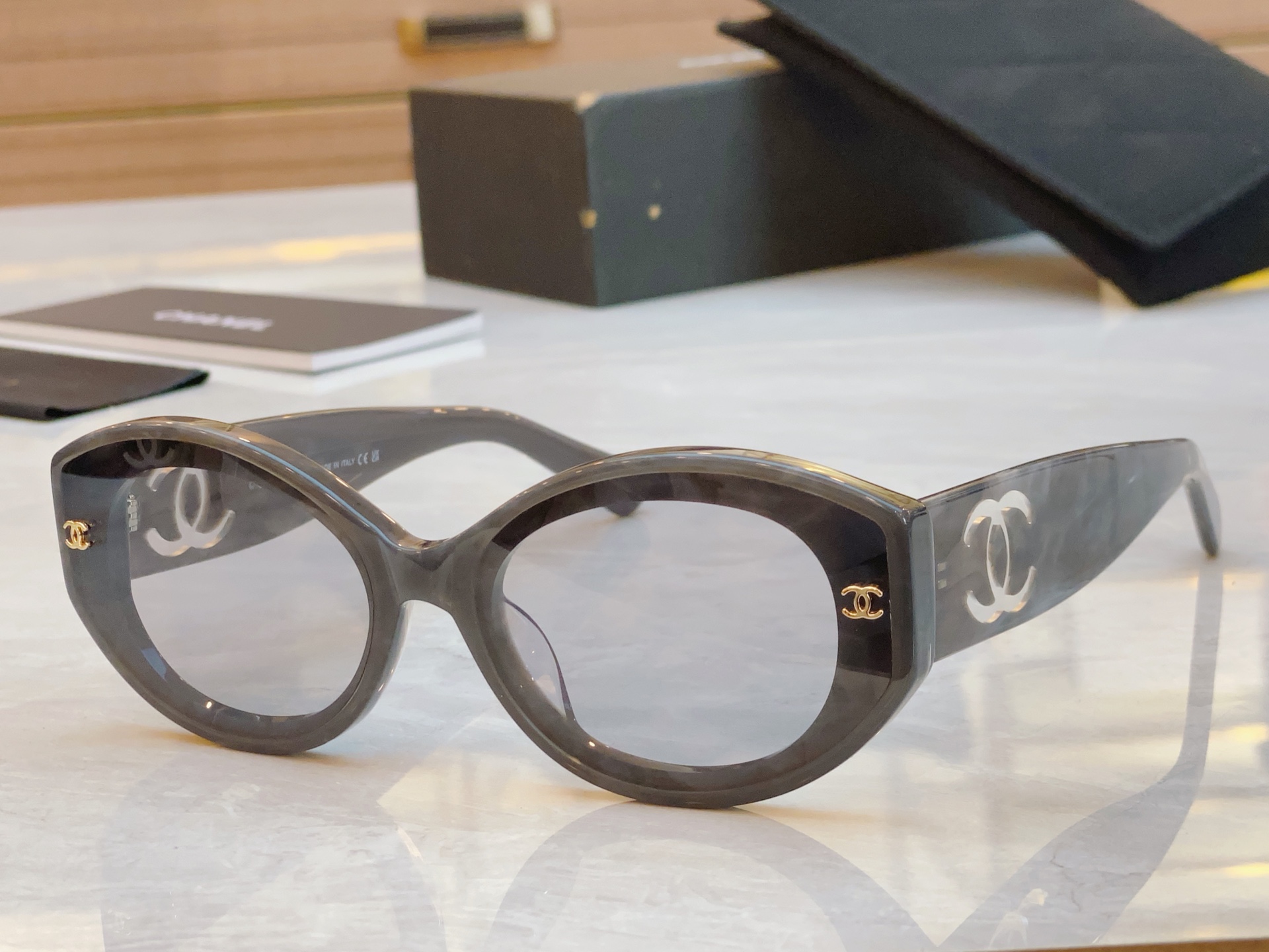 ，【CHANE*】香奈儿新款太阳镜🕶️🕶️，MODEL：CH6312，SIZE：61口17-145
