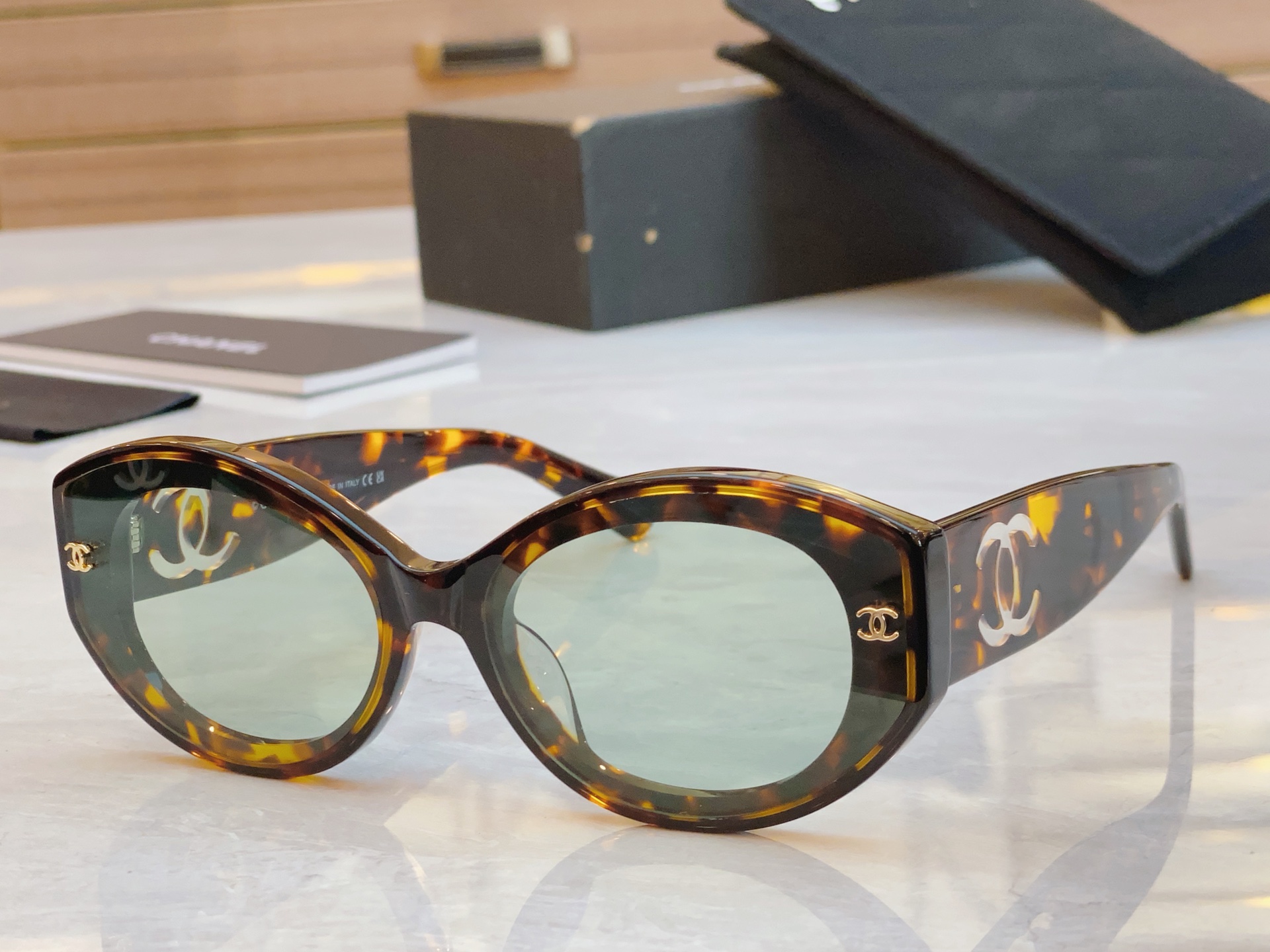 ，【CHANE*】香奈儿新款太阳镜🕶️🕶️，MODEL：CH6312，SIZE：61口17-145
