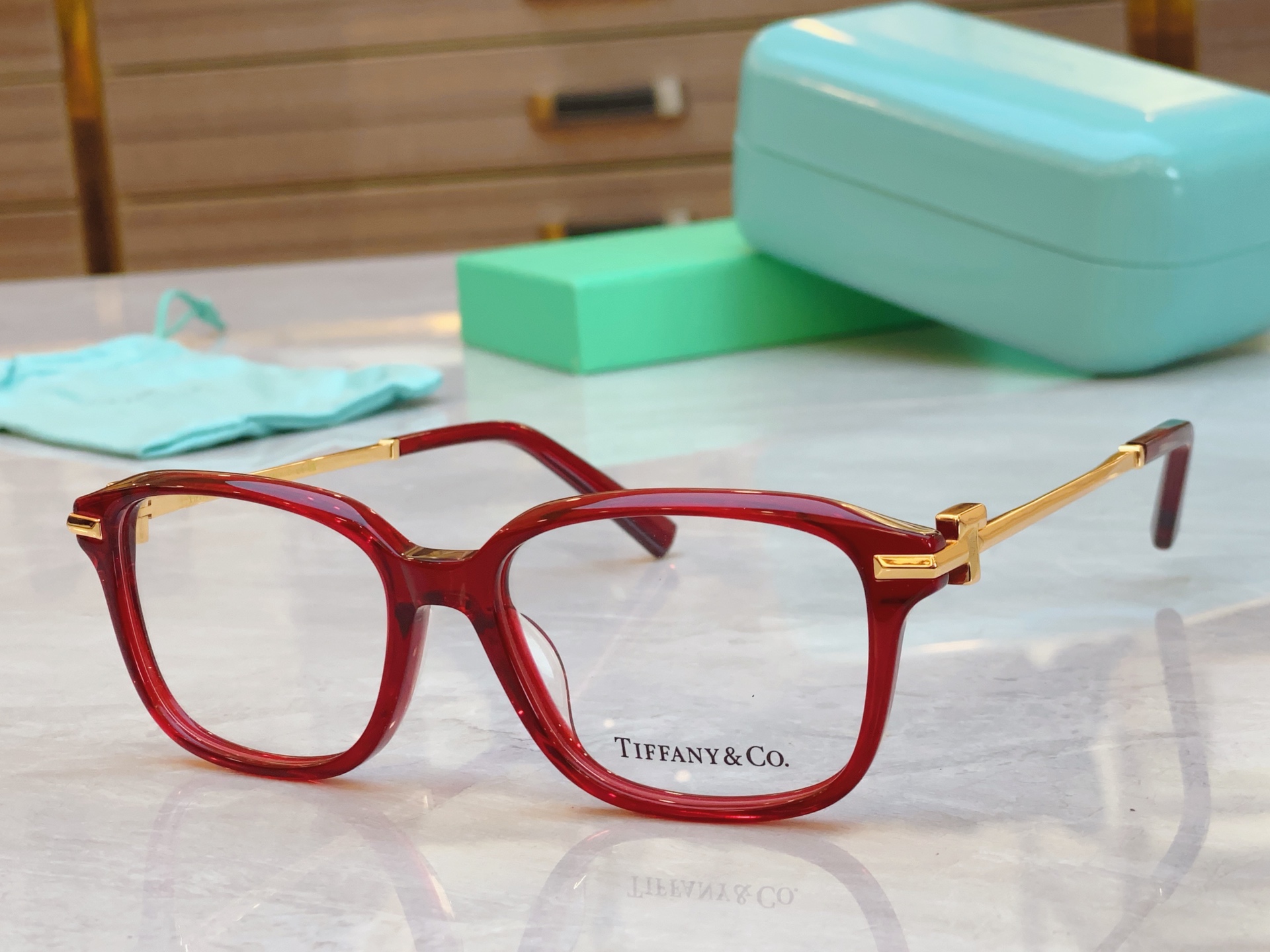 ，【Tiffany & Co.】蒂芙*尼新款眼镜架，Mod：TF2253D，Size：54口17-140