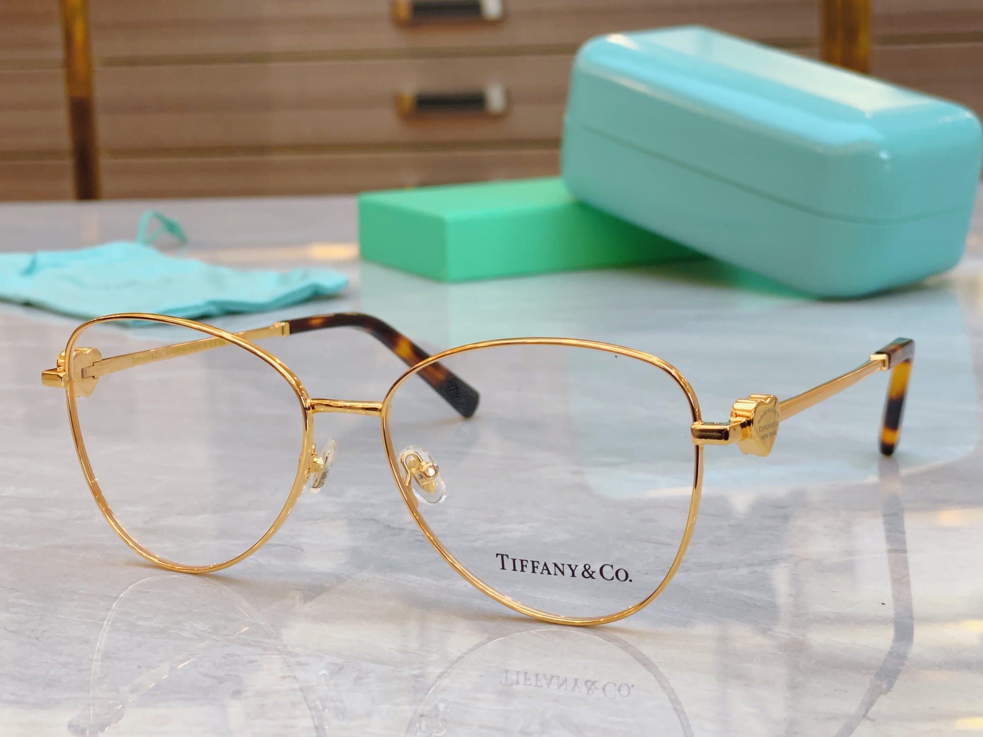 ，【Tiffany & Co.】蒂芙*尼新款眼镜架，Mod：TF1163B，Size：58口16-143