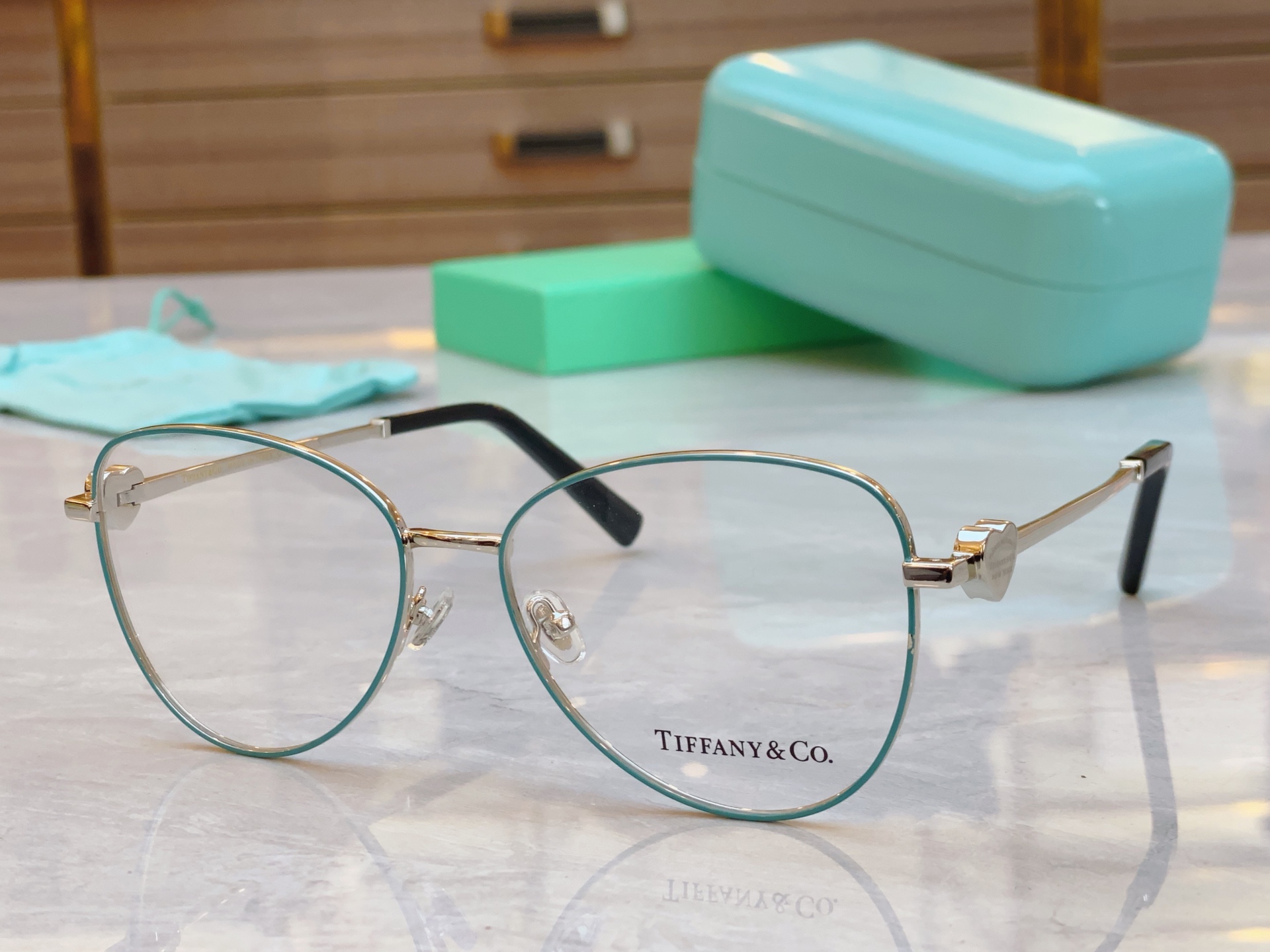 ，【Tiffany & Co.】蒂芙*尼新款眼镜架，Mod：TF1163B，Size：58口16-143