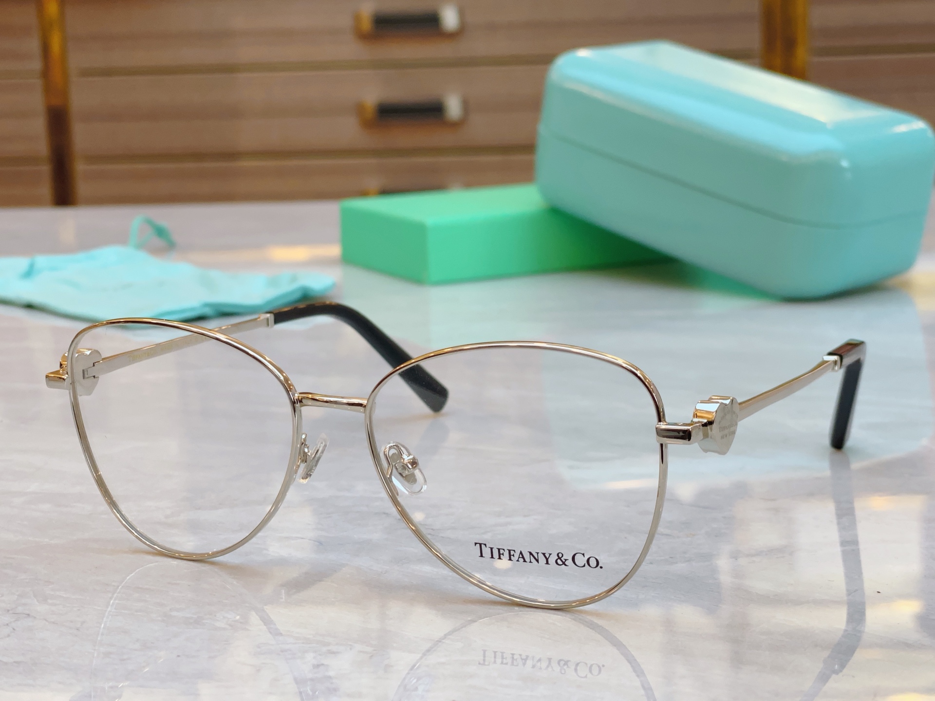 ，【Tiffany & Co.】蒂芙*尼新款眼镜架，Mod：TF1163B，Size：58口16-143