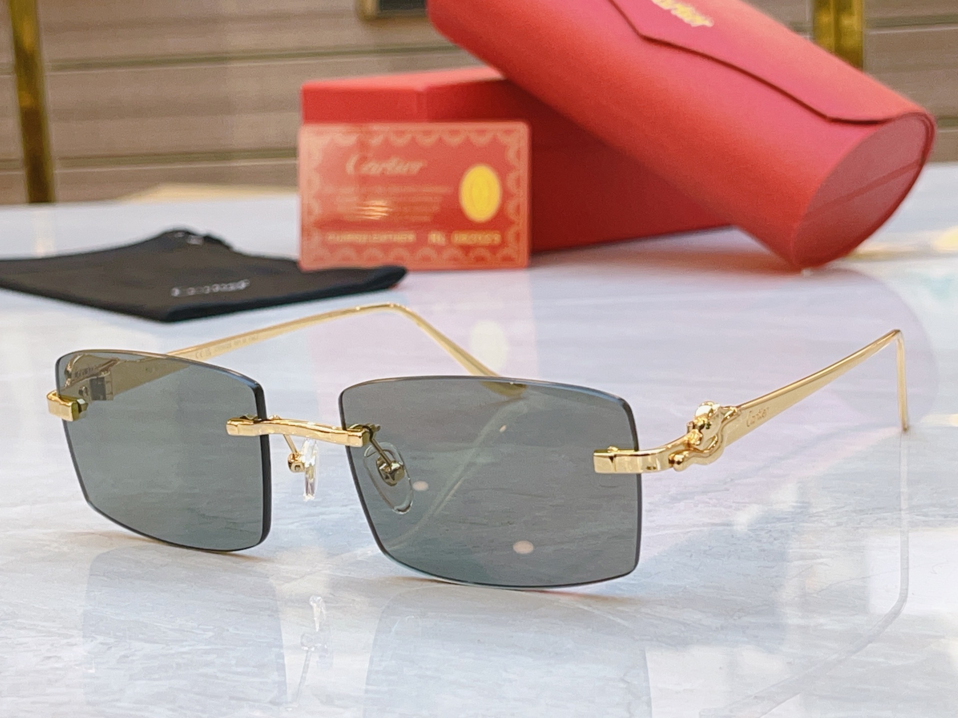 ，【CARTIE*】卡地*亚新款太阳镜，CT0552，size 55口20-135