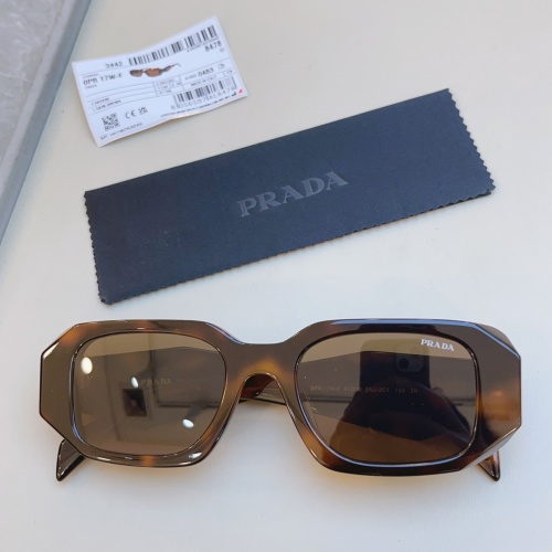 Prada SPR 17W-F Brown Tortoise Geometric Sunglasses, 51mm Lens 1 Prada SPR 17W-F Brown Tortoise Geometric Sunglasses, 51mm Lens