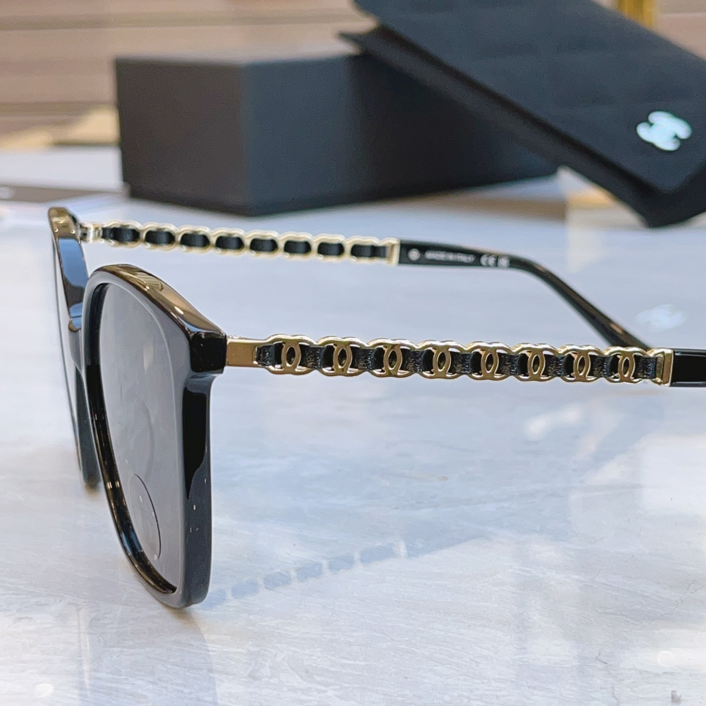 ，【CHANE*】香奈儿新款太阳镜🕶️🕶️，MODEL：CH5545，SIZE：54口18-145