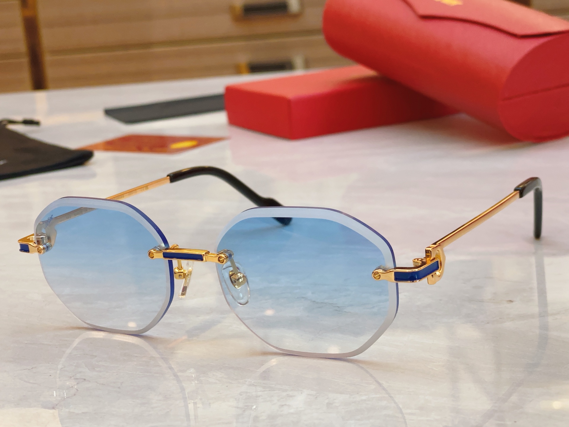 ，【CARTIE*】卡地*亚新款太阳镜，CT0540S，size 48口21-148