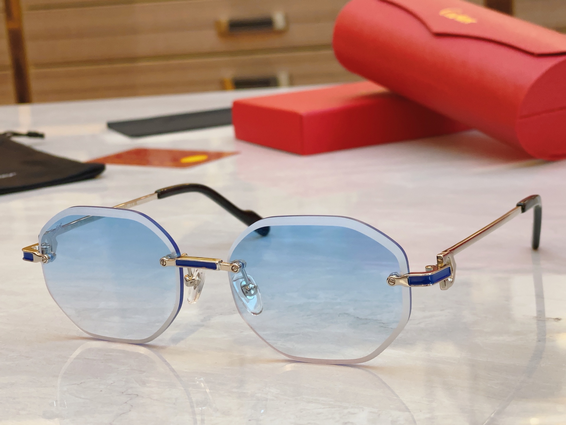 ，【CARTIE*】卡地*亚新款太阳镜，CT0540S，size 48口21-148