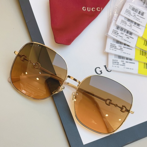 Gucci 0879S Sunglasses: 1955 Series, Square Frame, Noble & Chic Style 1 Gucci 0879S Sunglasses: 1955 Series, Square Frame, Noble & Chic Style