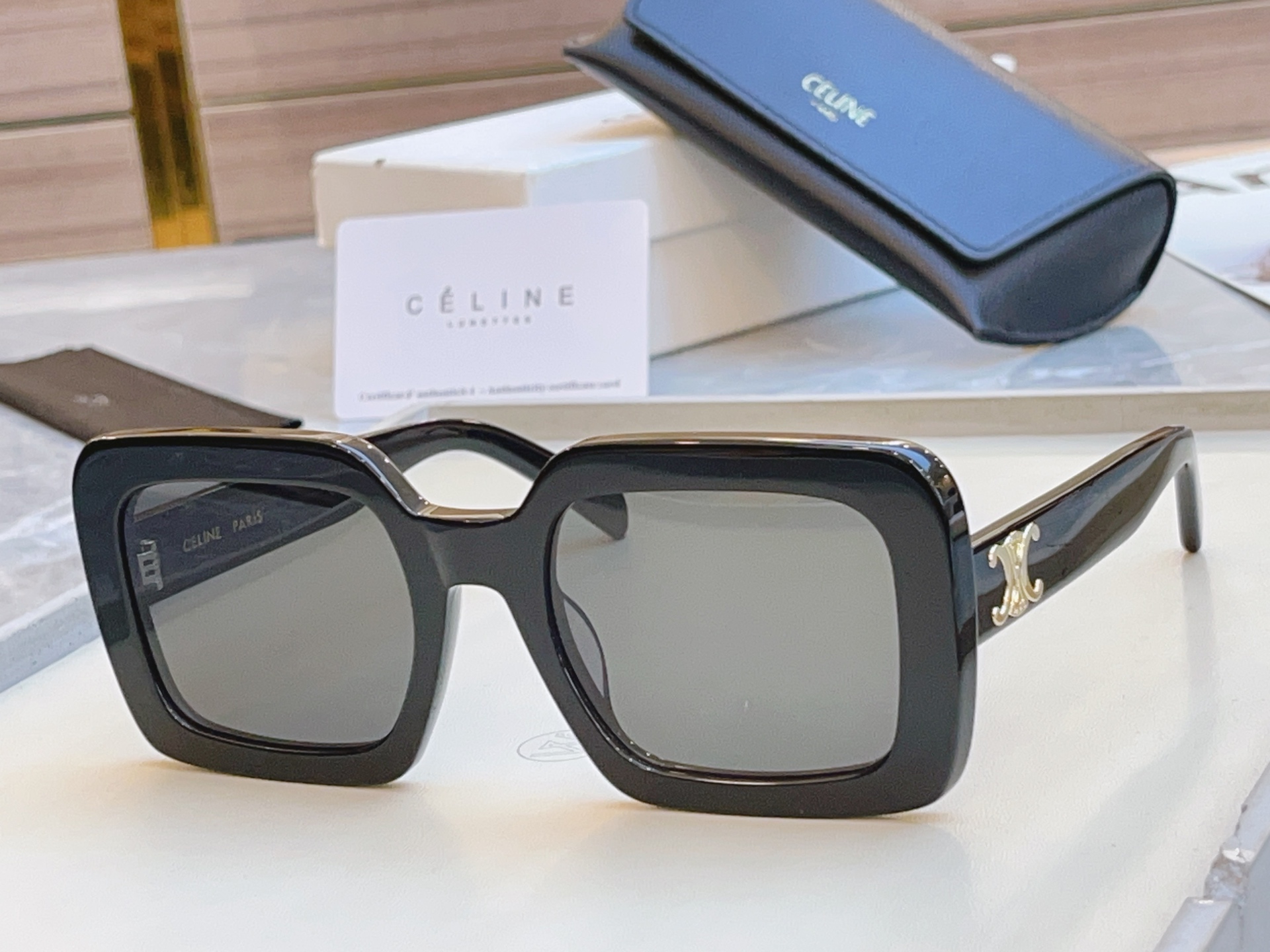 ，【CELIN*】赛*琳新款太阳镜， 高版本✨MODELCL40304U，SIZE 56口23-140