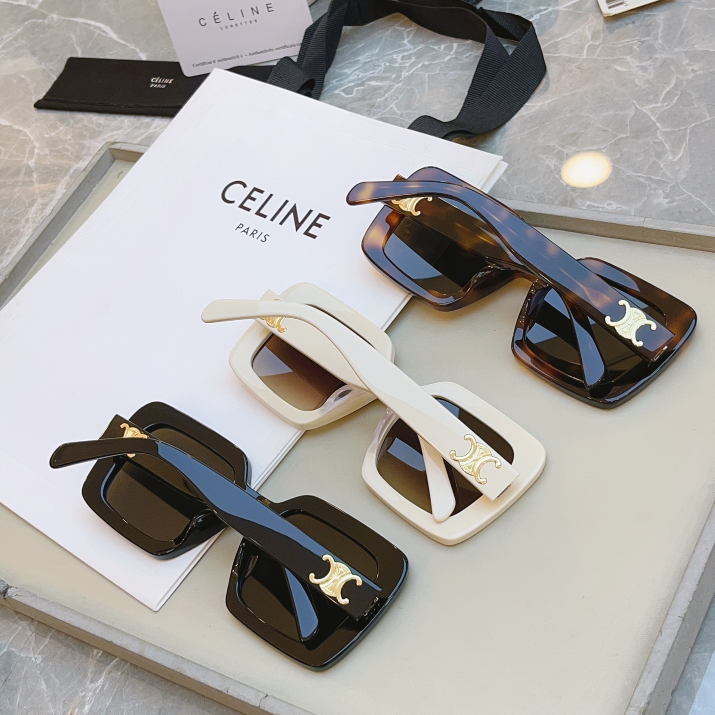 ，【CELIN*】赛*琳新款太阳镜， 高版本✨MODELCL40304U，SIZE 56口23-140
