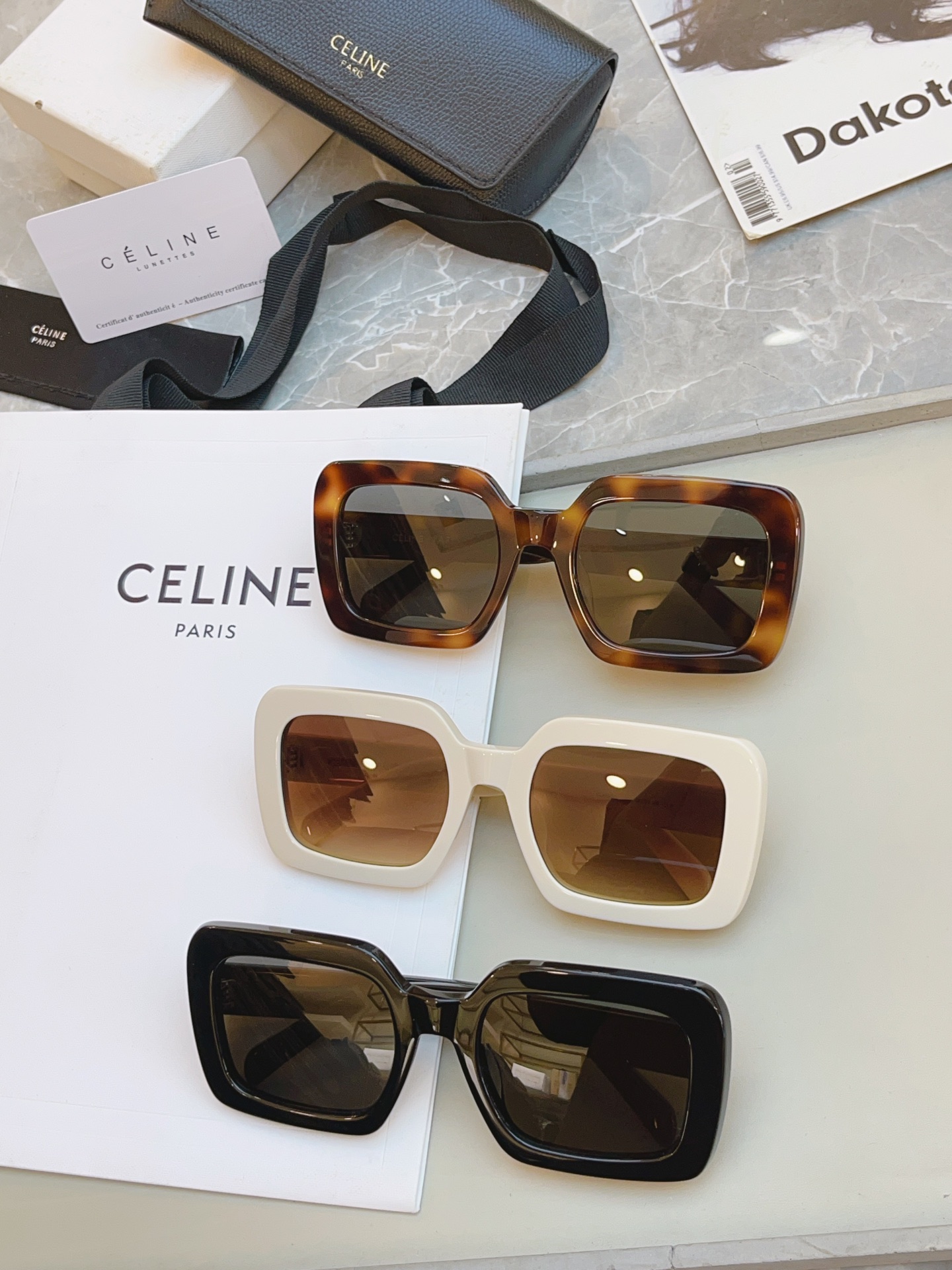 ，【CELIN*】赛*琳新款太阳镜， 高版本✨MODELCL40304U，SIZE 56口23-140