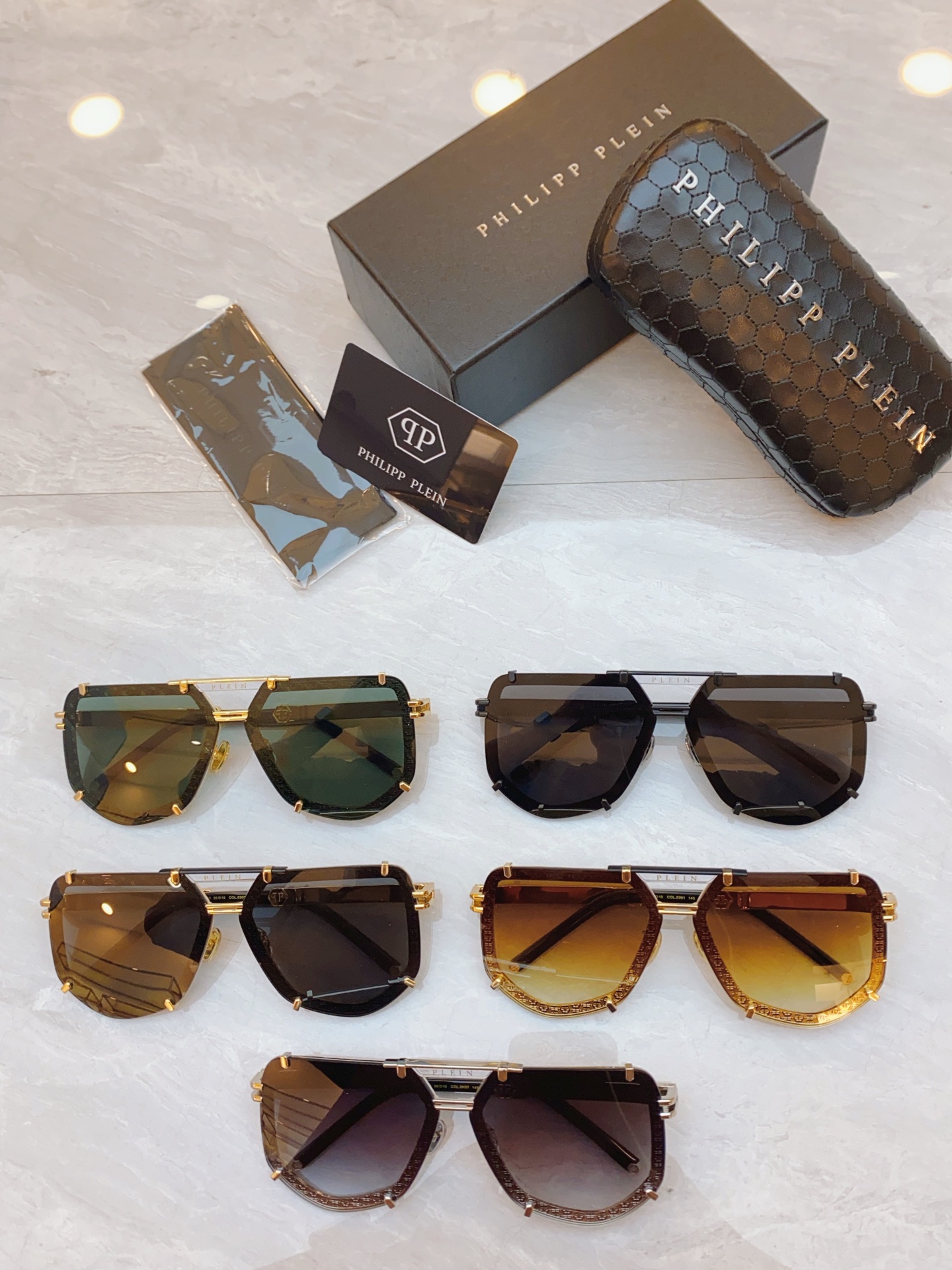 ，【PhiliPP Plei*】新款太阳镜，
Mod：SP，Size：66口10-145