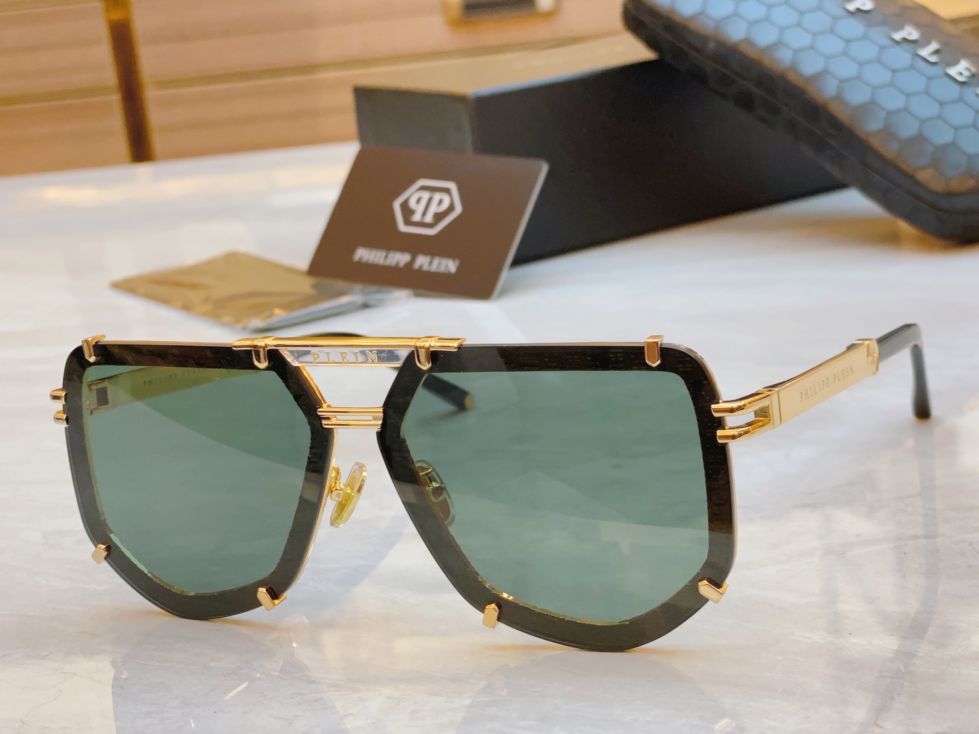 ，【PhiliPP Plei*】新款太阳镜，
Mod：SP，Size：66口10-145