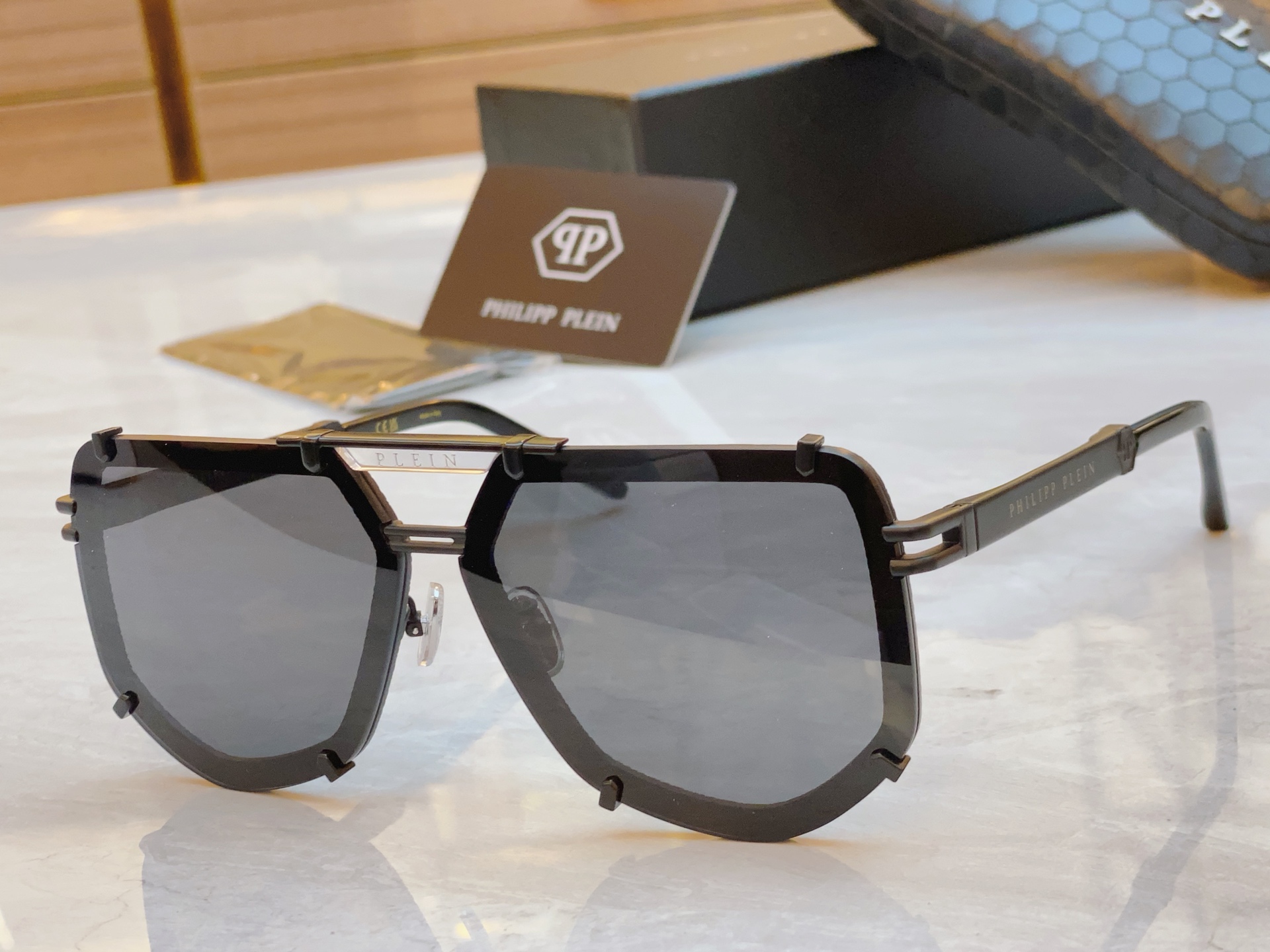 ，【PhiliPP Plei*】新款太阳镜，
Mod：SP，Size：66口10-145