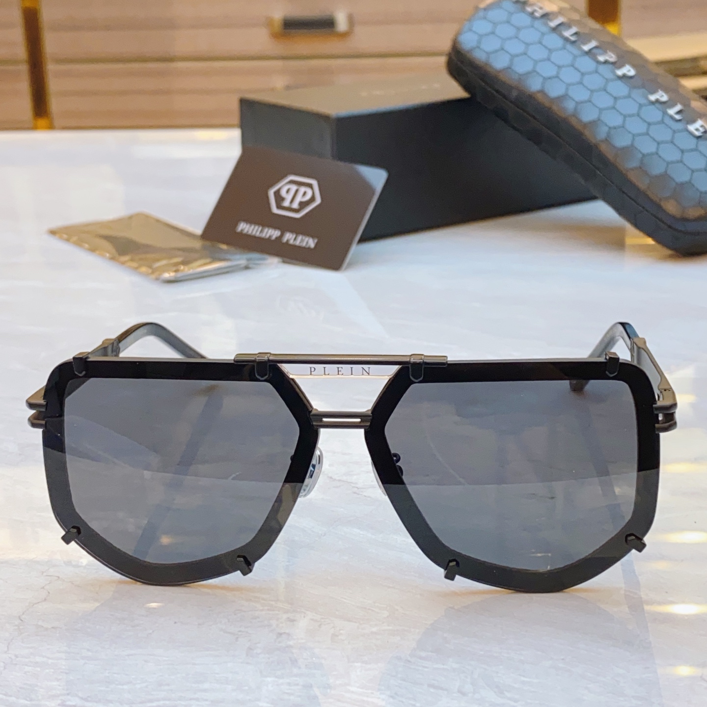 ，【PhiliPP Plei*】新款太阳镜，
Mod：SP，Size：66口10-145
