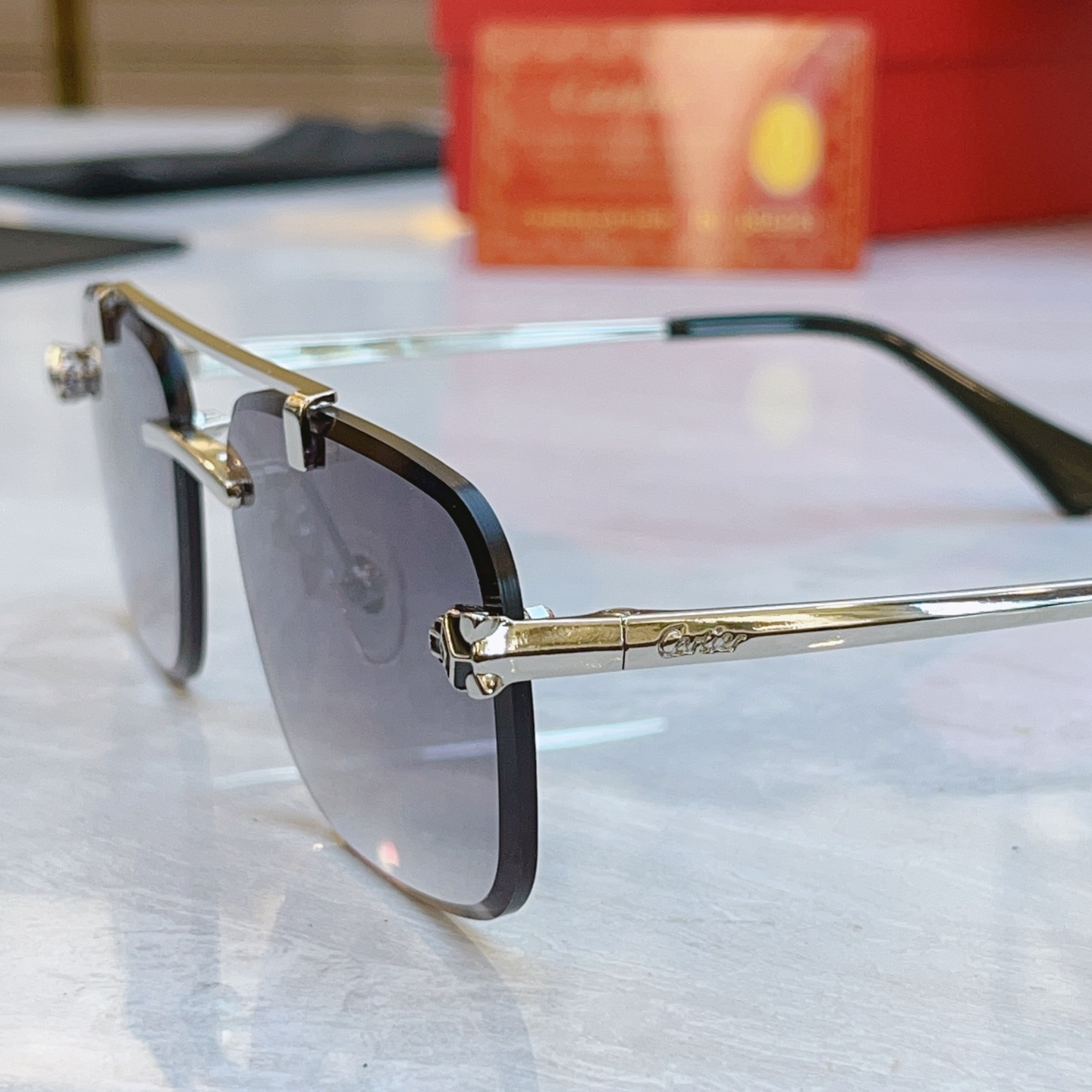 ，【CARTIE*】卡地*亚新款太阳镜，CT01586O，size60口18-142