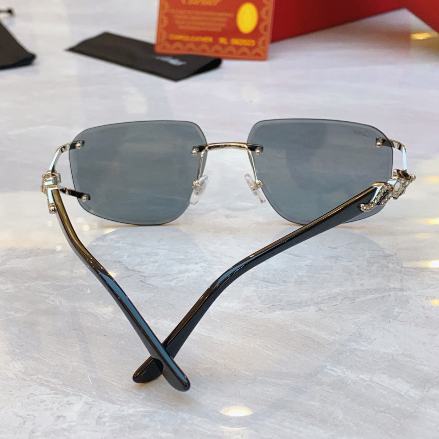 ，【CARTIE*】卡地*亚新款太阳镜，CT01477O，size59口17-140