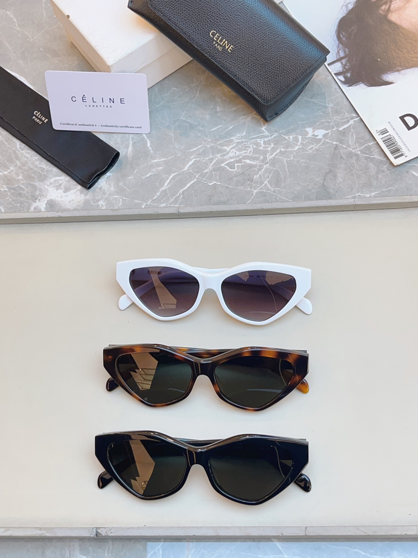 ，【CELIN*】赛*琳新款太阳镜， MODELCL40323，SIZE 55口16-140