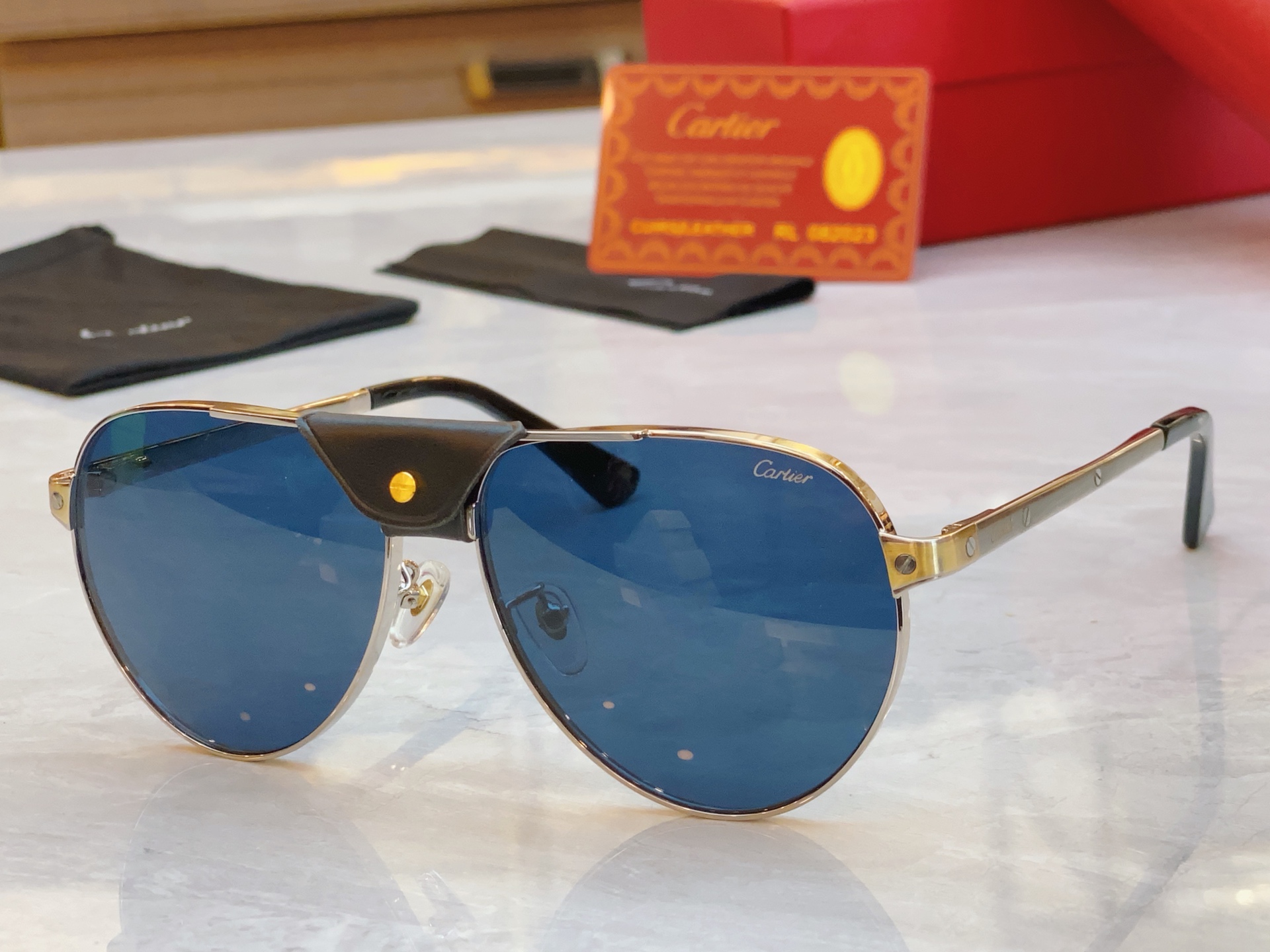 ，【CARTIE*】卡地*亚新款太阳镜，CT0425，size59口16-140
